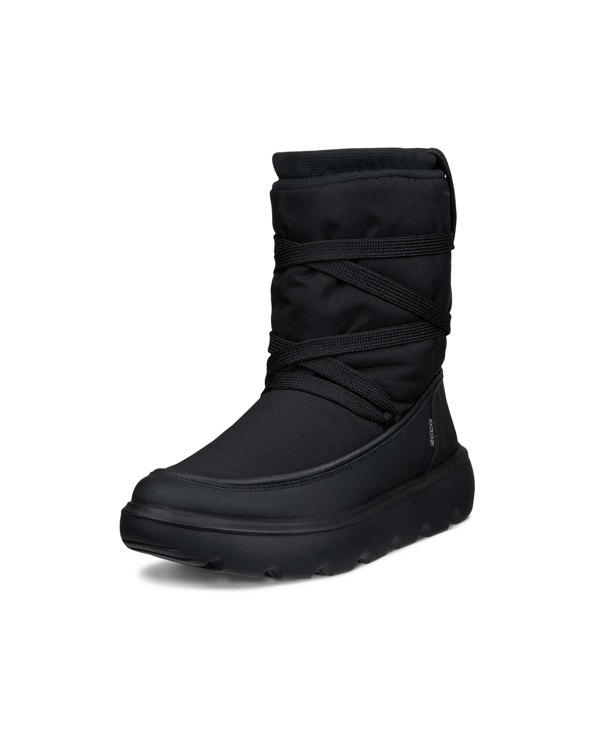 Botas impermeáveis inverno têxtil mulher ECCO® GLACIA - Preto - Main
