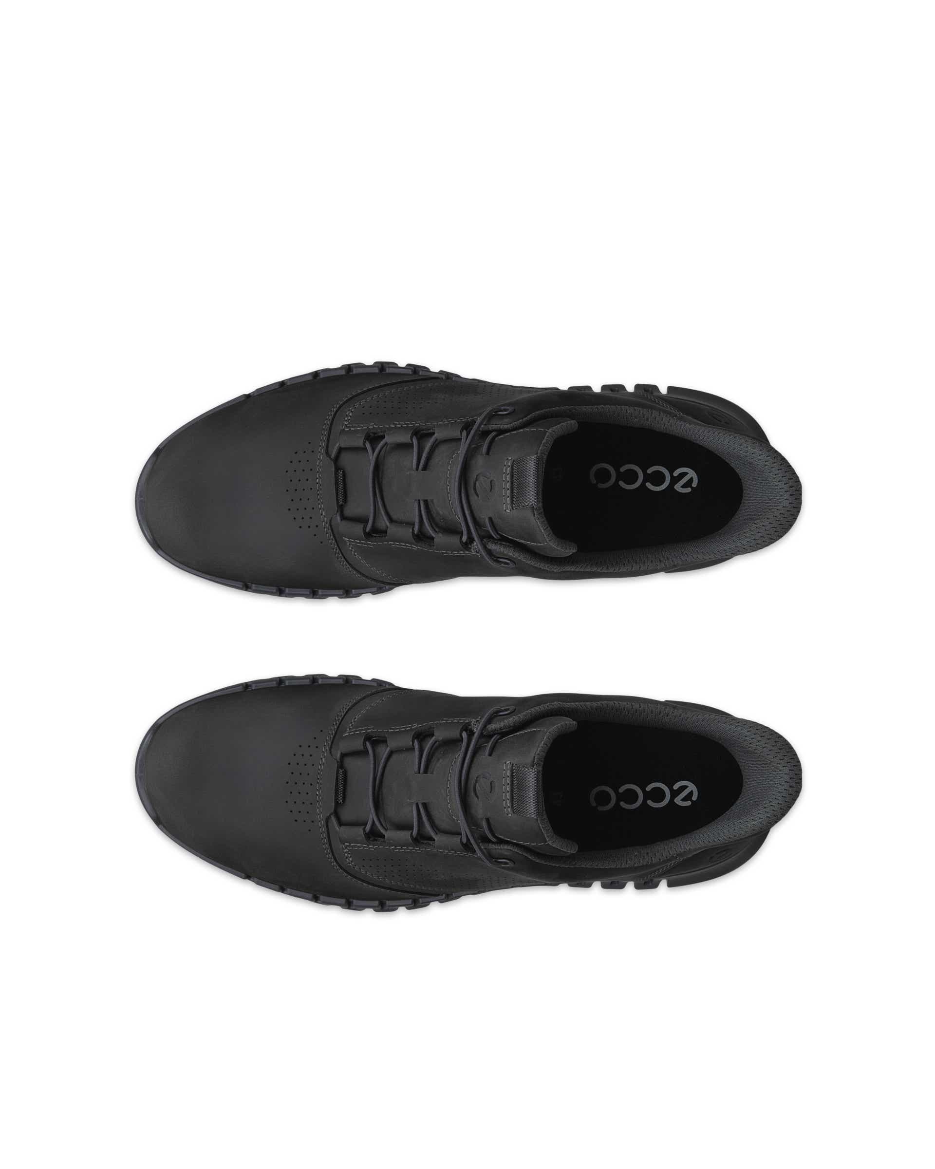 ECCO® GRUUV sneakers i nubuck til herrer - Grå - Top left pair