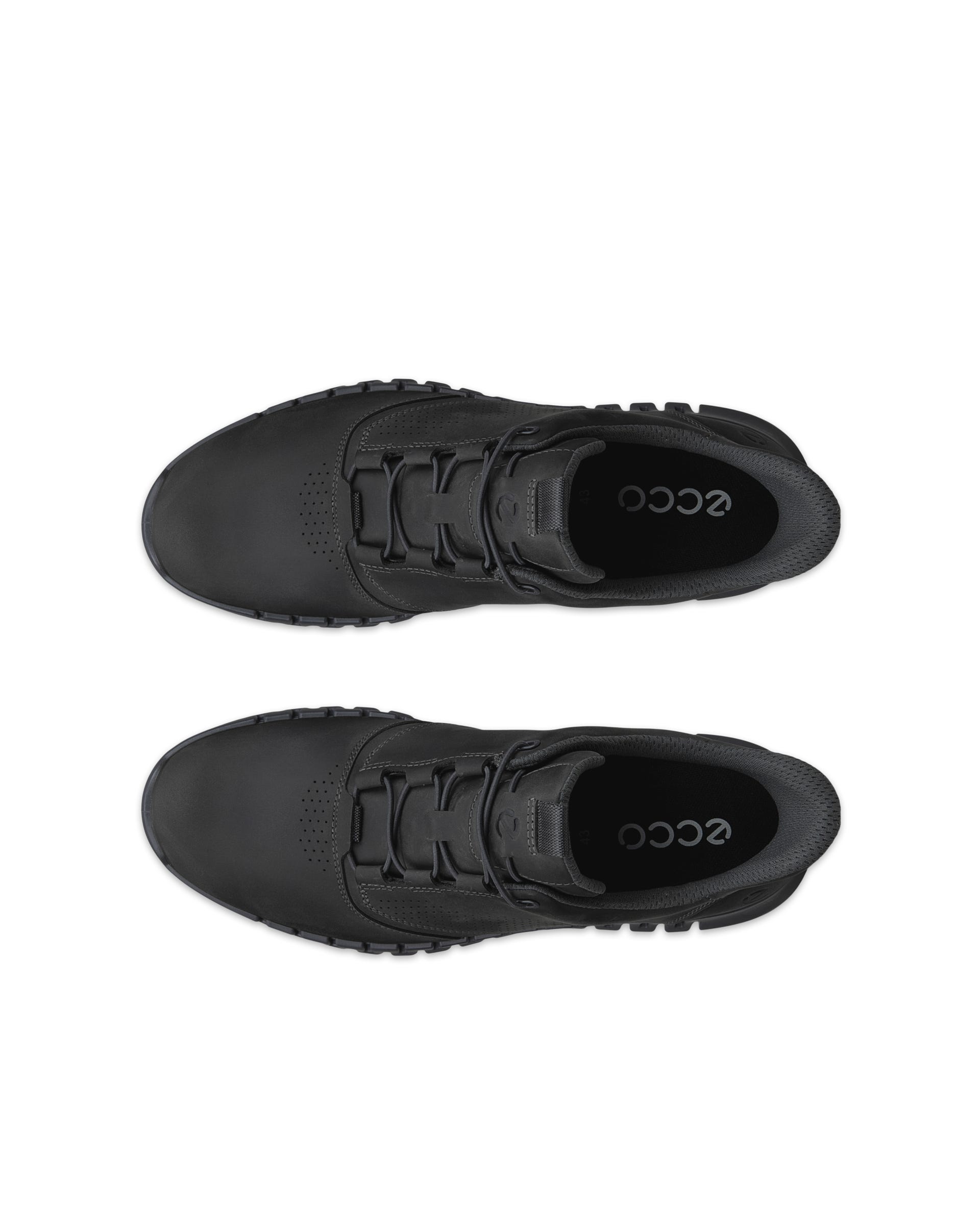 ECCO® GRUUV sneakers i nubuck til herrer - Grå - Top left pair