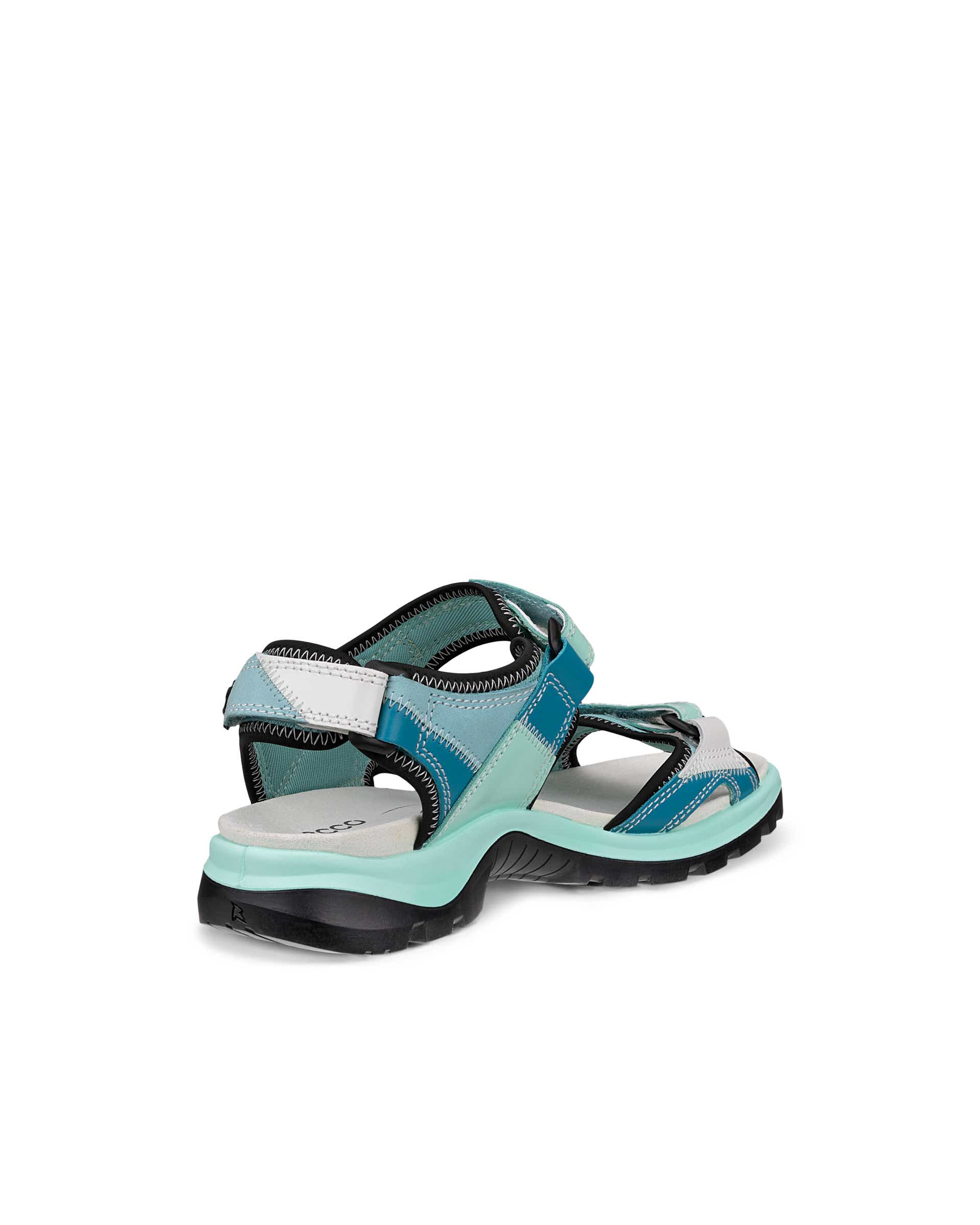 Dámské nubukové outdoorové sandály ECCO® Offroad - Modrá - Back