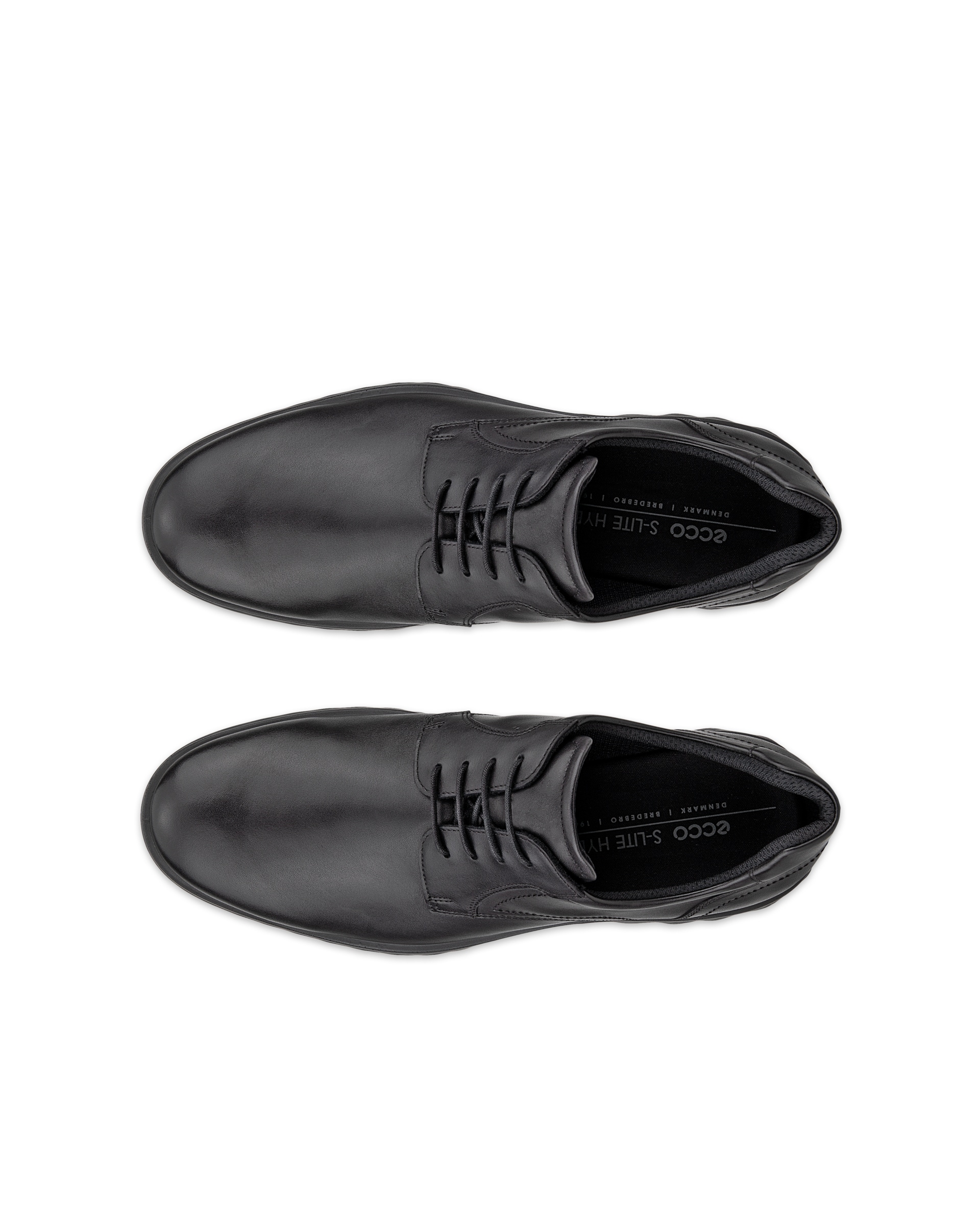 ECCO® S Lite Hybrid derbies cuir pour homme - Noir - Top left pair