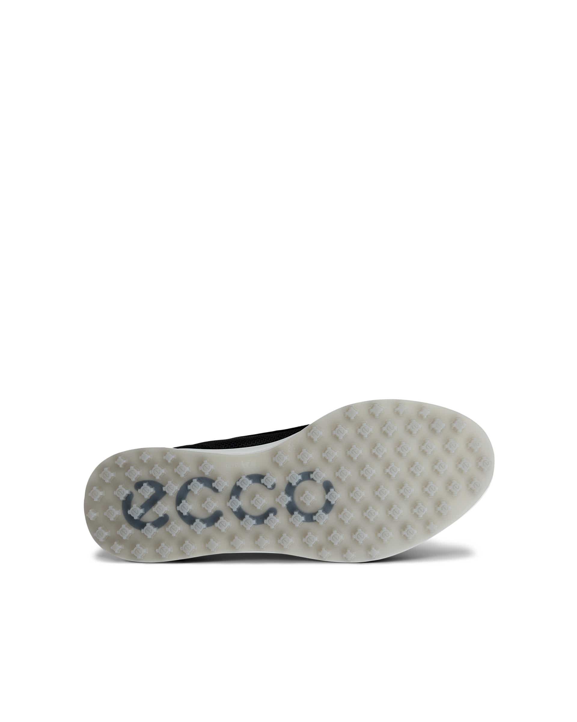 Pánská kožená golfová voděodolná obuv ECCO® Golf S-Casual - Černá - Sole