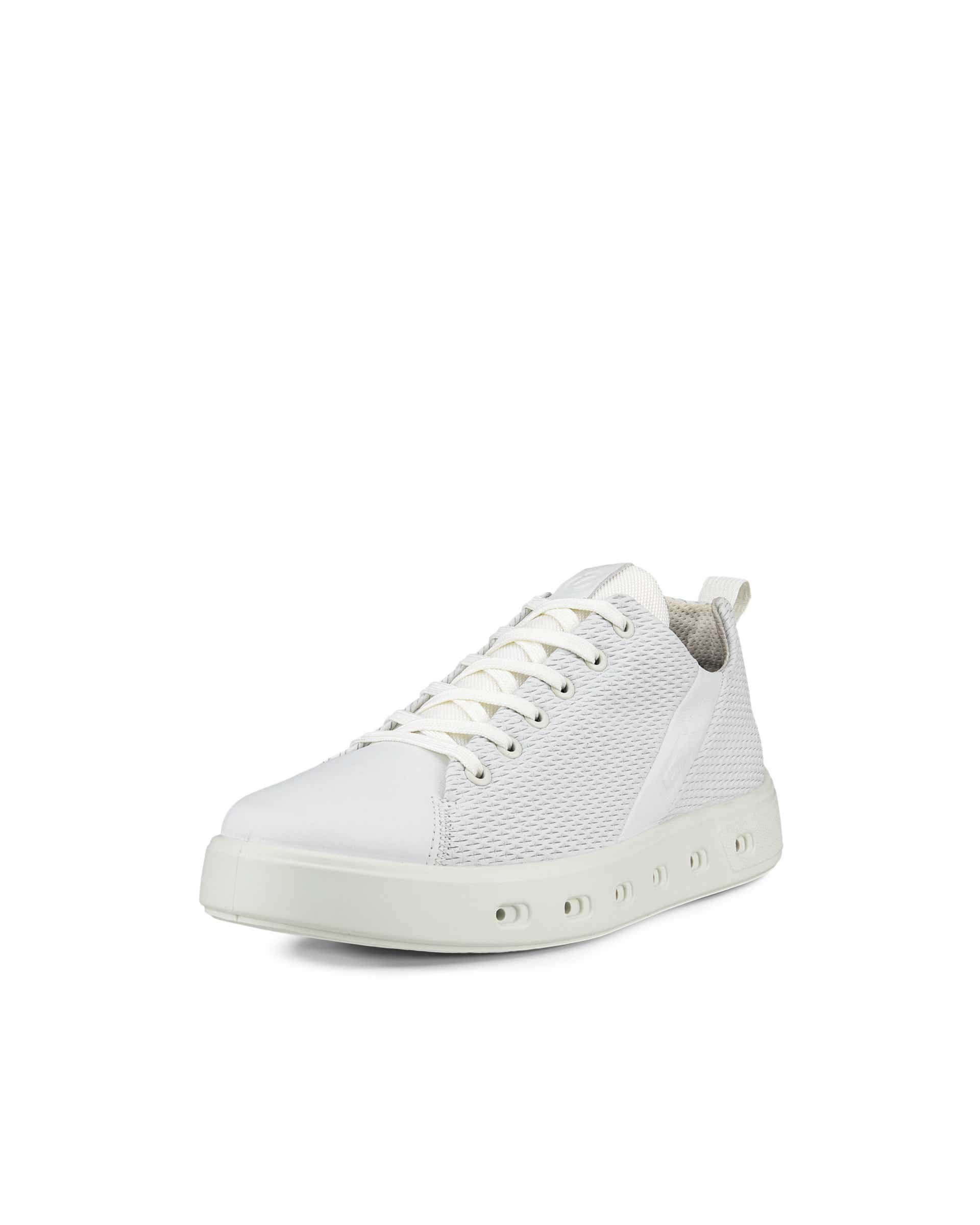 Men's ECCO® Street 720 Nubuck Gore-Tex Sneaker - White - Main
