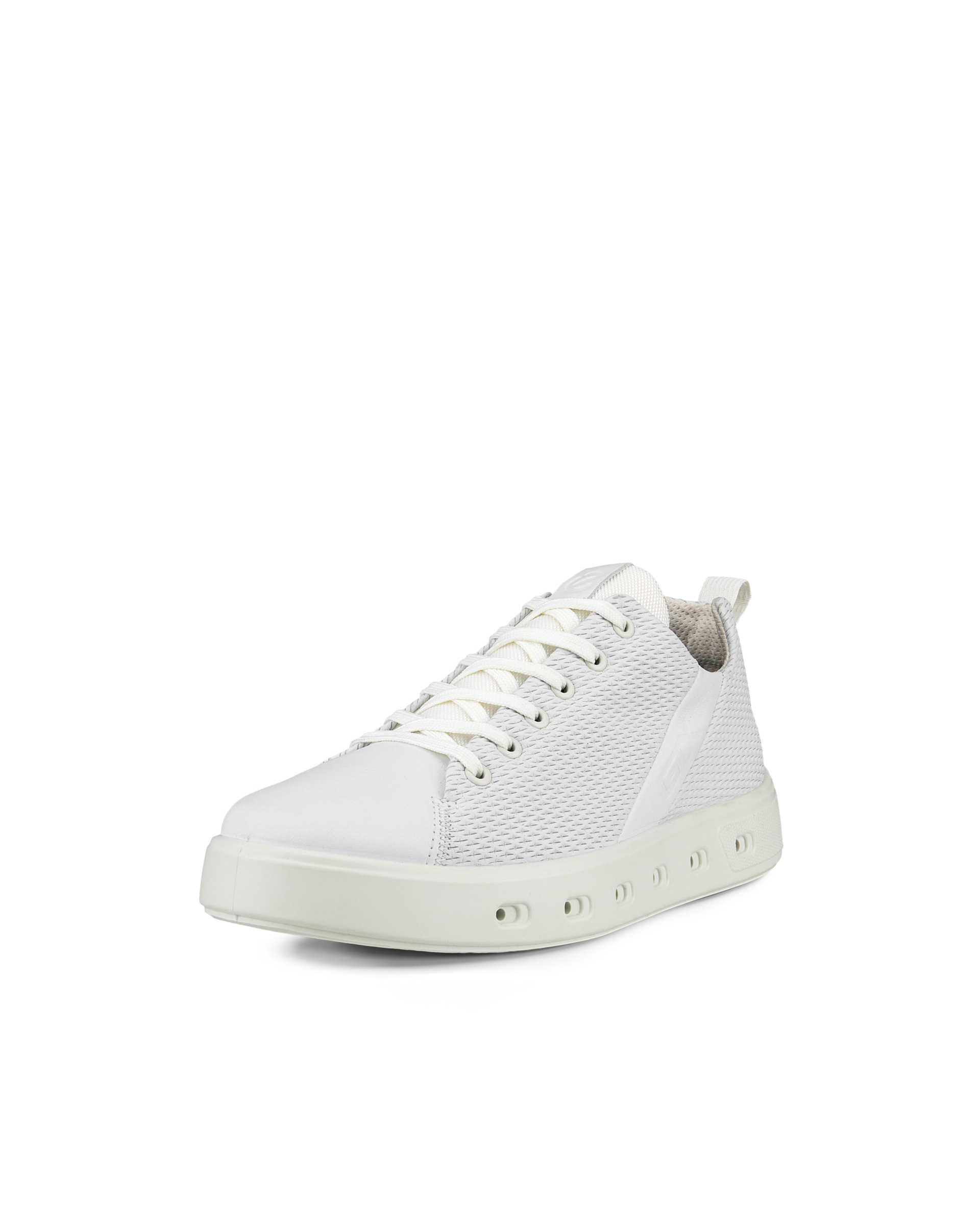 Men's ECCO® Street 720 Nubuck Gore-Tex Sneaker - White - Main
