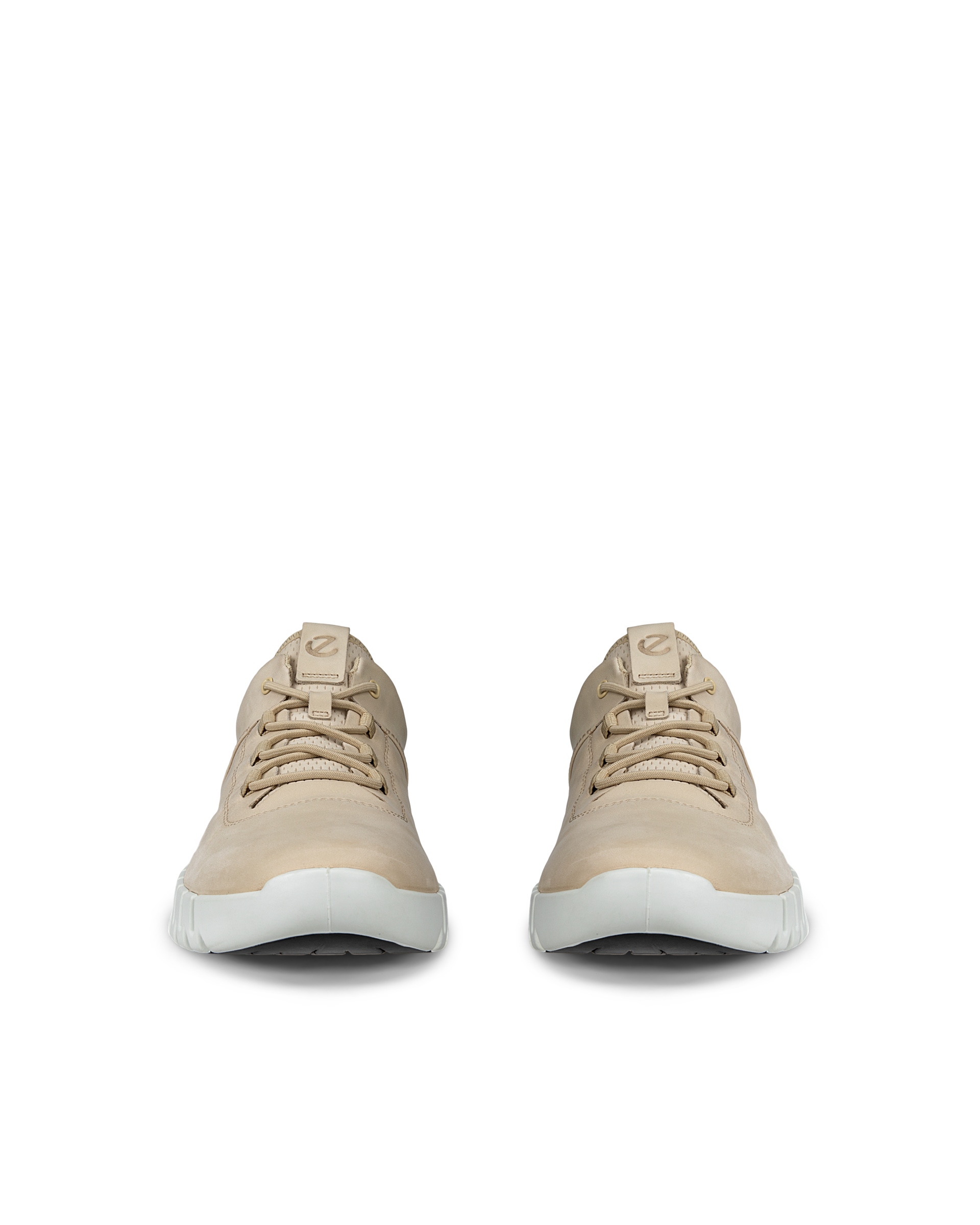 ECCO® Gruuv férfi nubuk sneaker - Bézs - Front pair