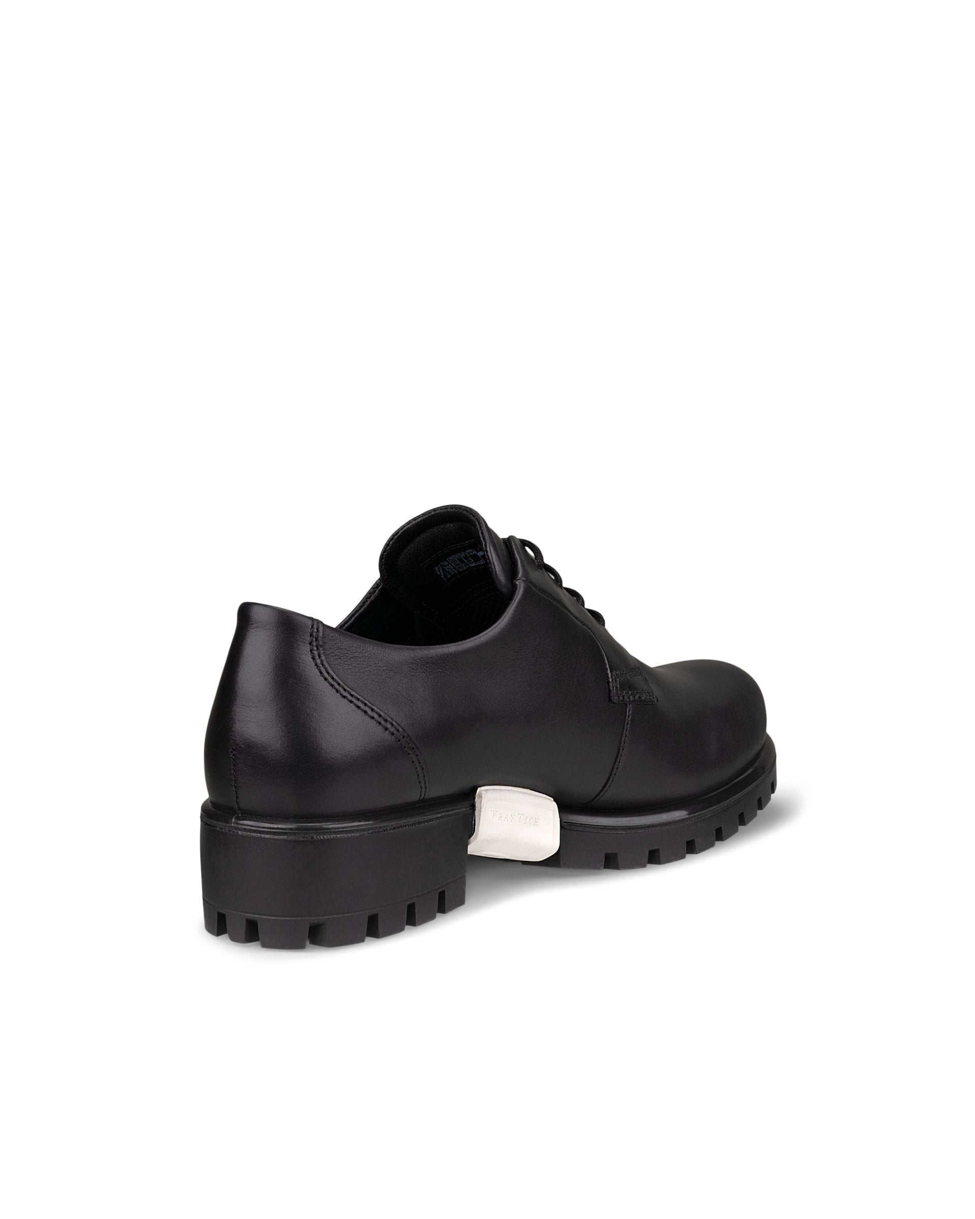 ECCO Modtray ウィメンズ レザーダービーシューズ - ブラック - Back
