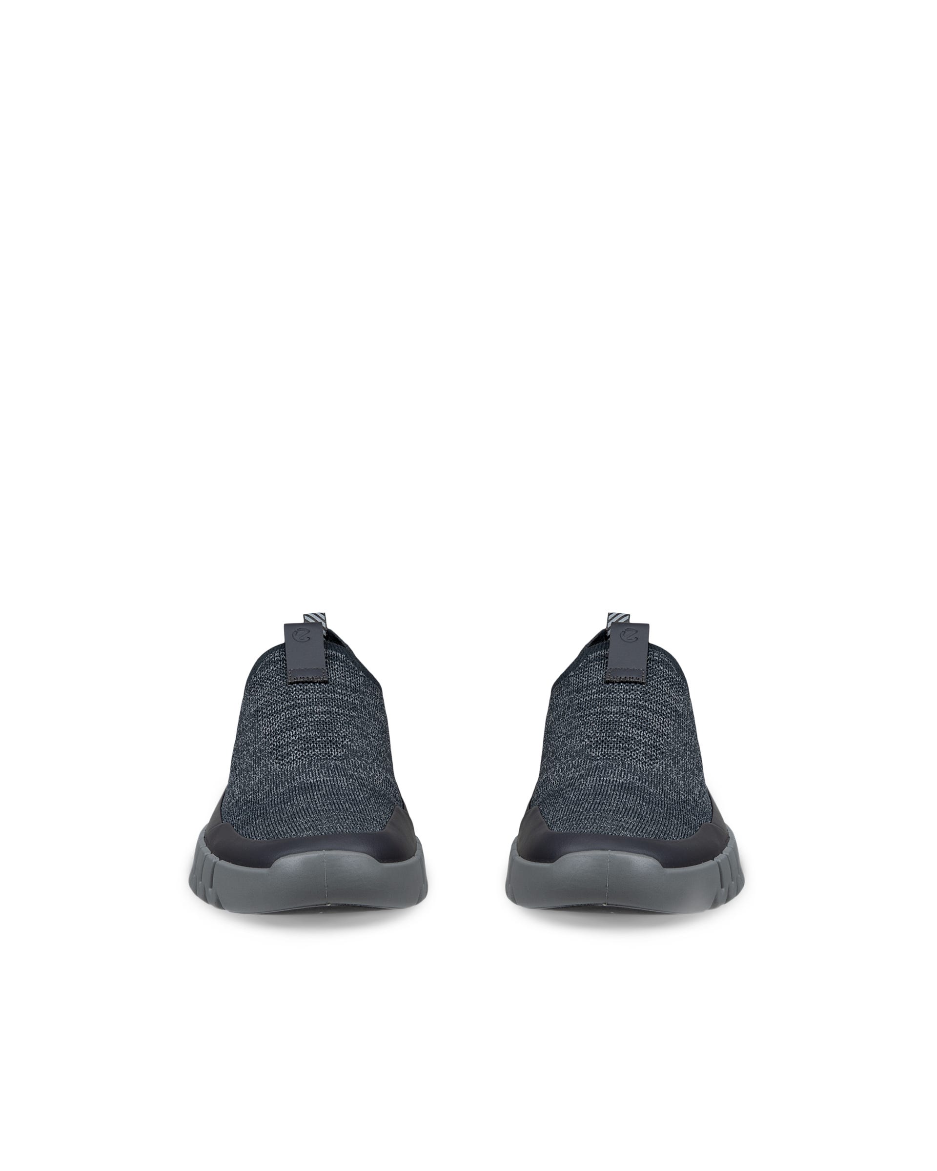 ECCO® GRUUV baskets en toile pour homme - Gris - Front pair
