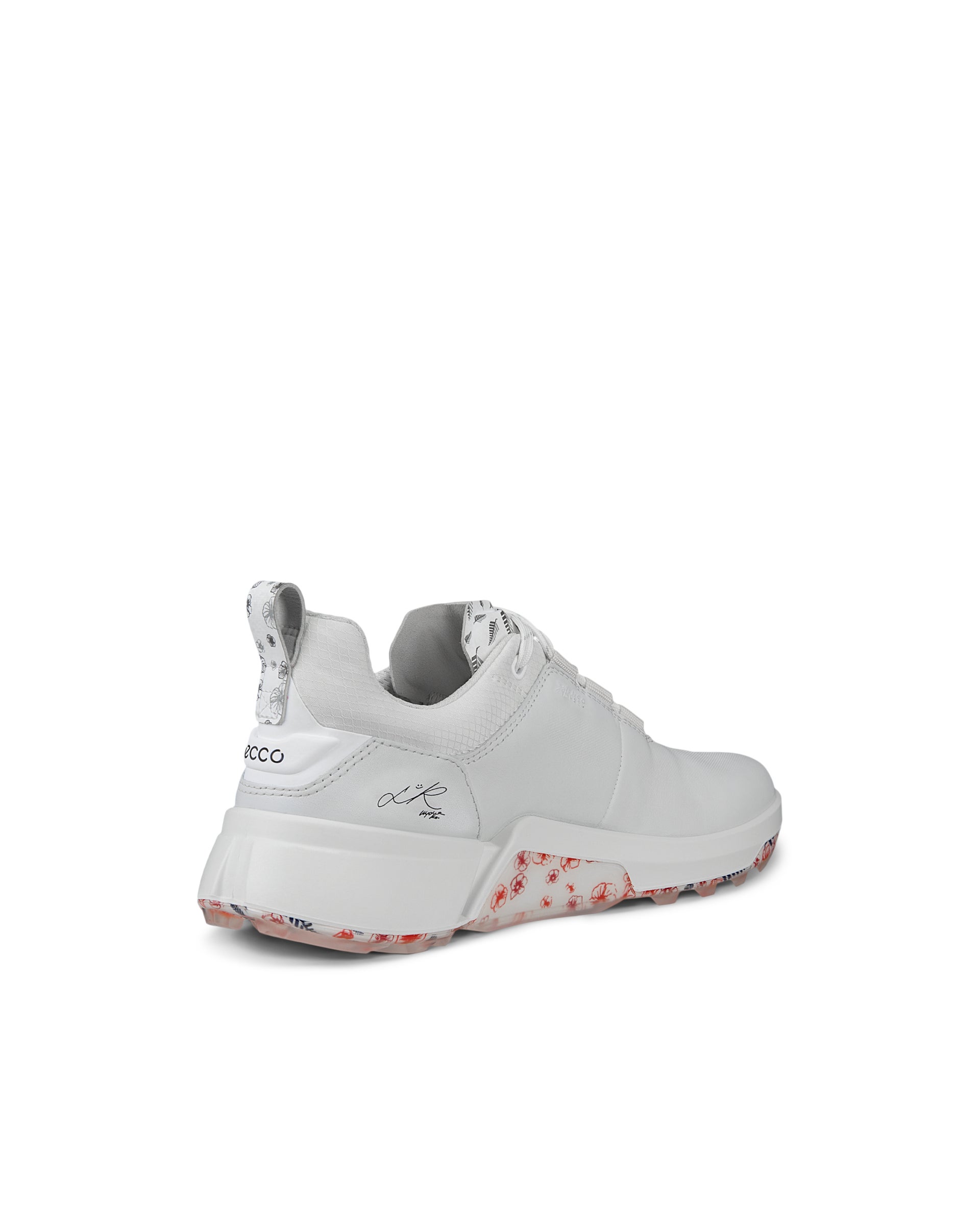 ECCO Golf BIOM H4 (Lydia Ko Edition) ウィメンズ レザーGore-Texゴルフシューズ - ホワイト - Back