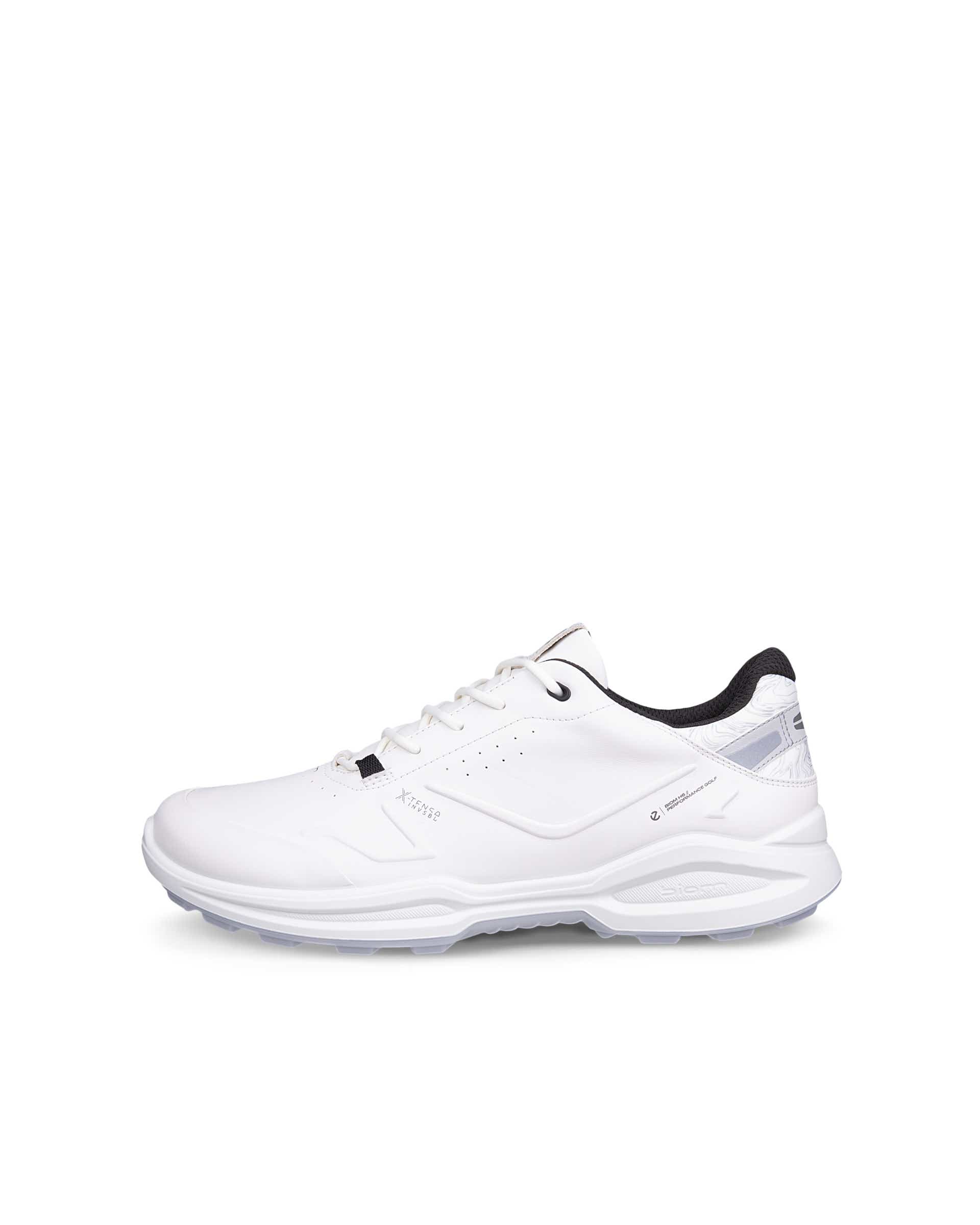 Men's ECCO® Golf Biom H6 Leather Waterproof Golf Shoe - White - Outside