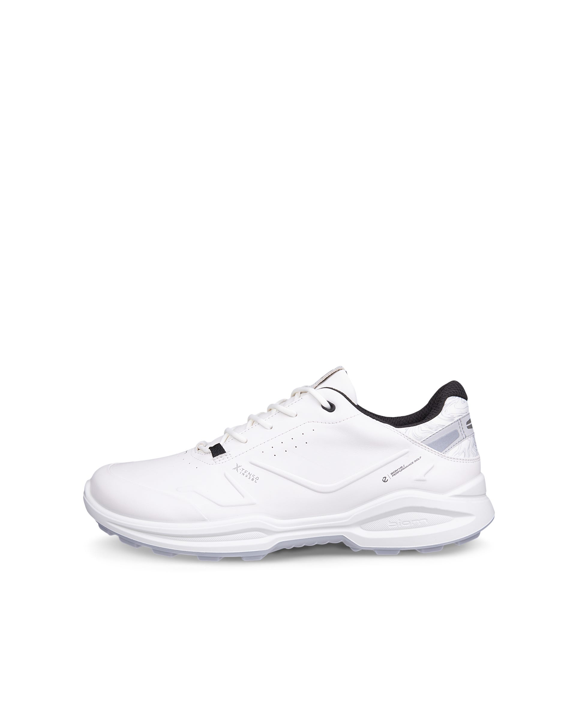 Men's ECCO® Golf Biom H6 Leather Waterproof Golf Shoe - White - Outside