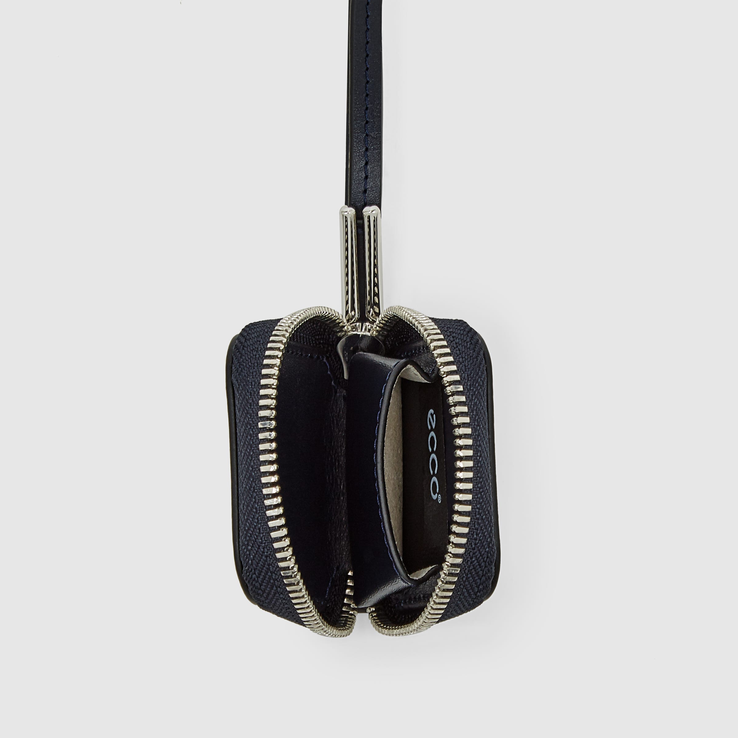 ECCO® Journey Leather Airpod Case - Blue - Birdeye