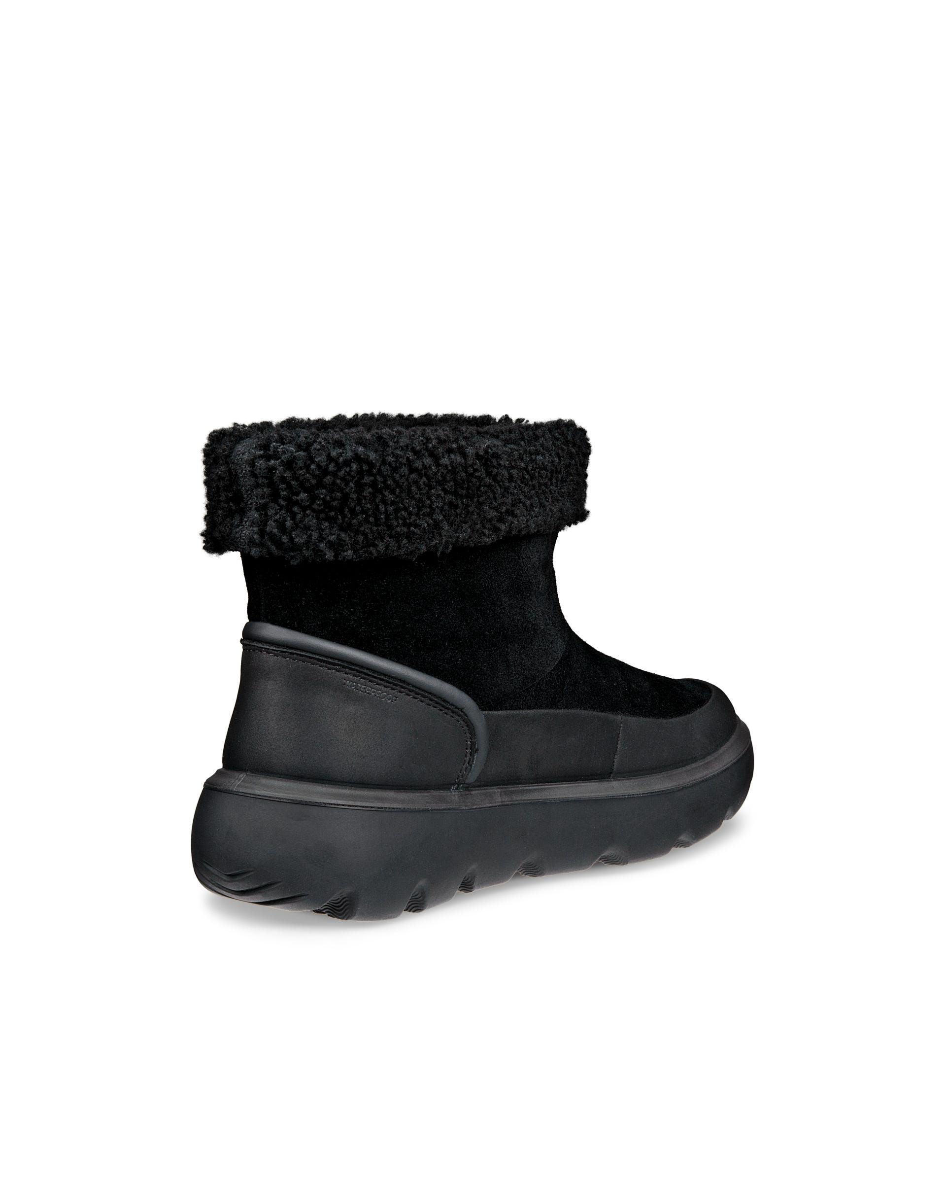 ECCO® GLACIA Vattentät vintersko i mocka dam - Svart - Outside