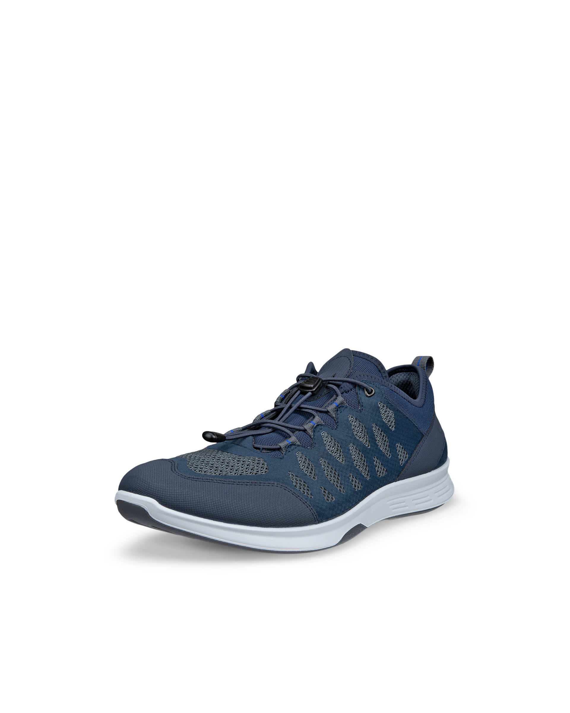 Pánské textilní šněrovací boty ECCO® EXCEED - Modrá - Main