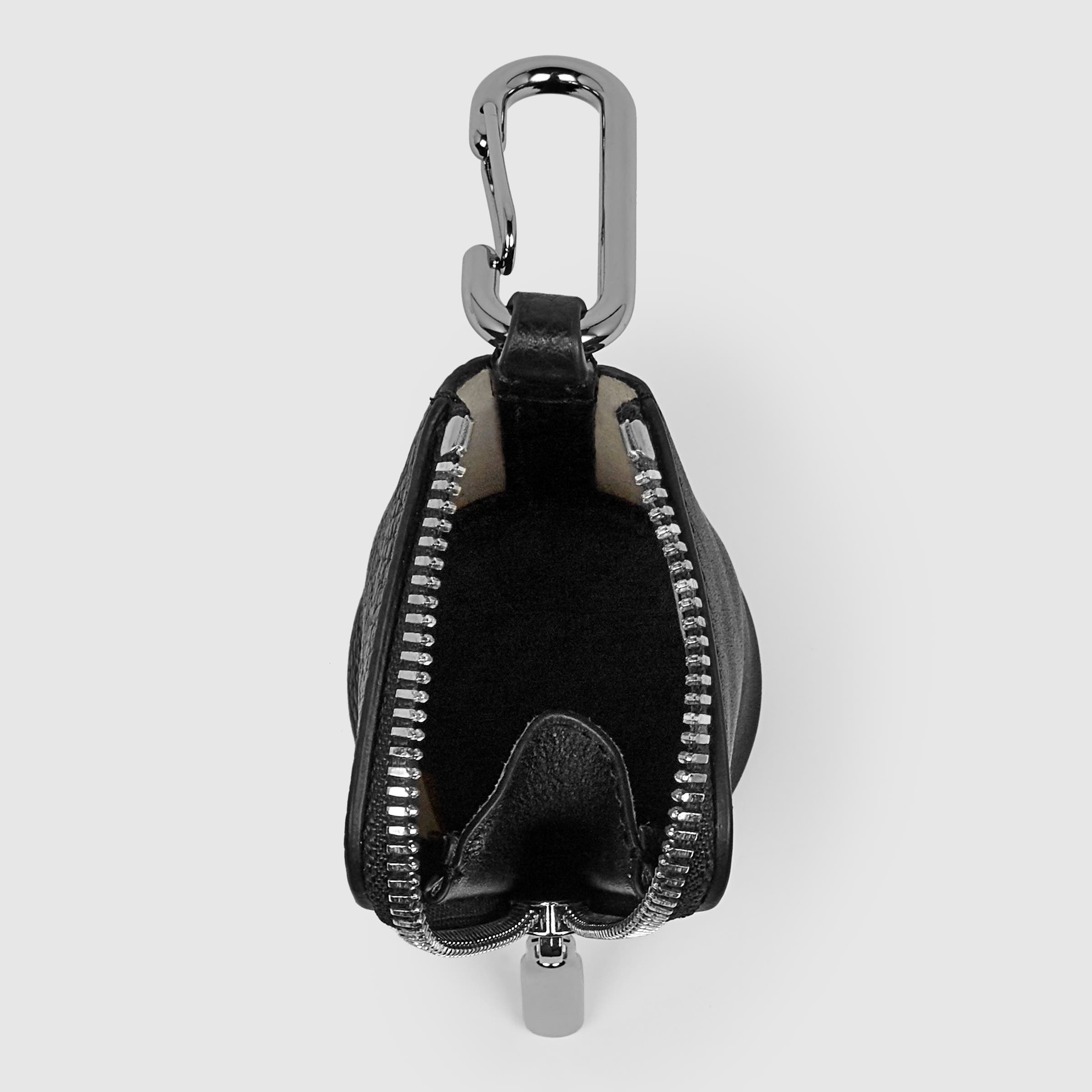 ECCO® Textureblock Leather Pouch Wallet - Black - Birdeye