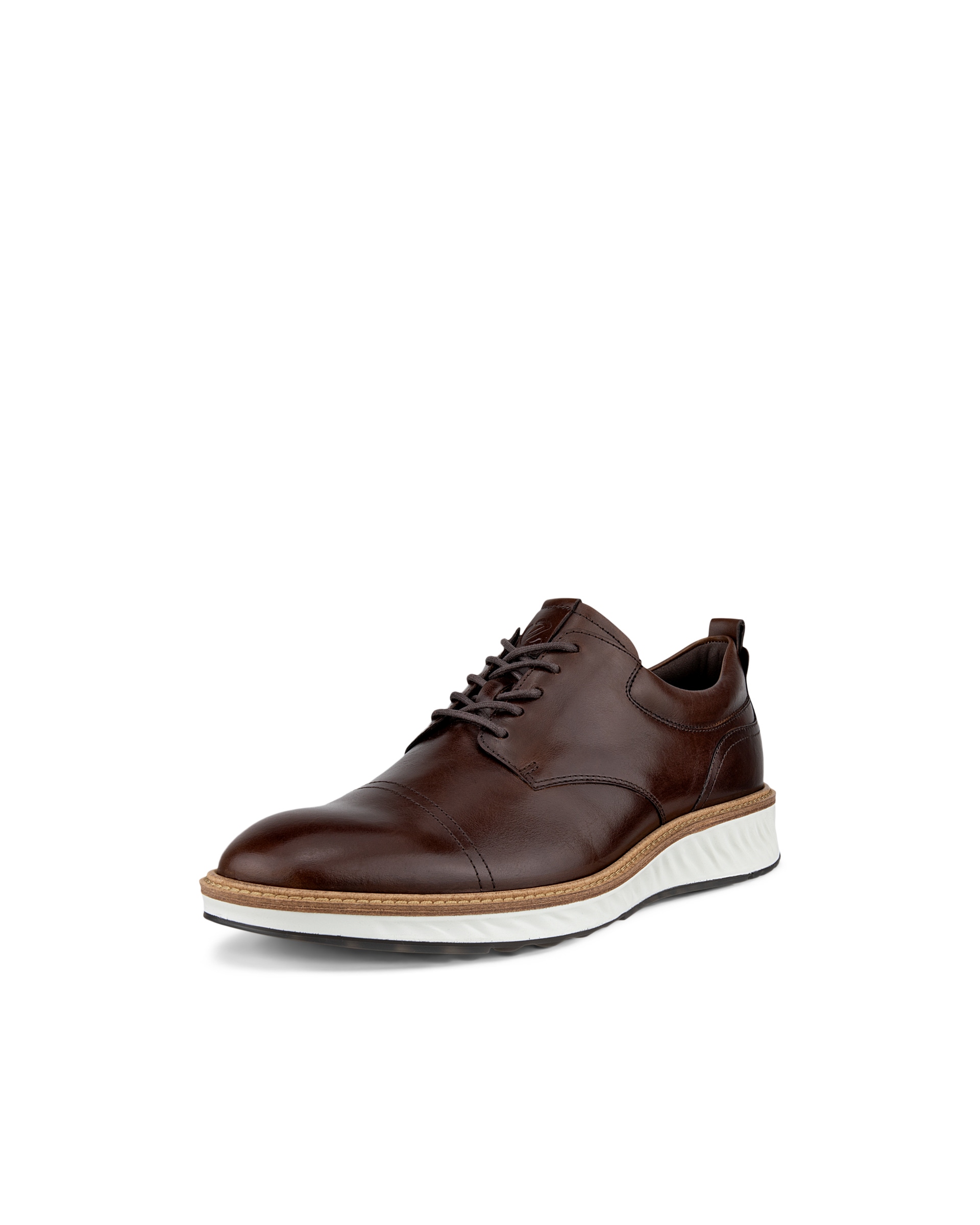 Men's ECCO® St.1 Hybrid Leather Derby Shoe | Brown