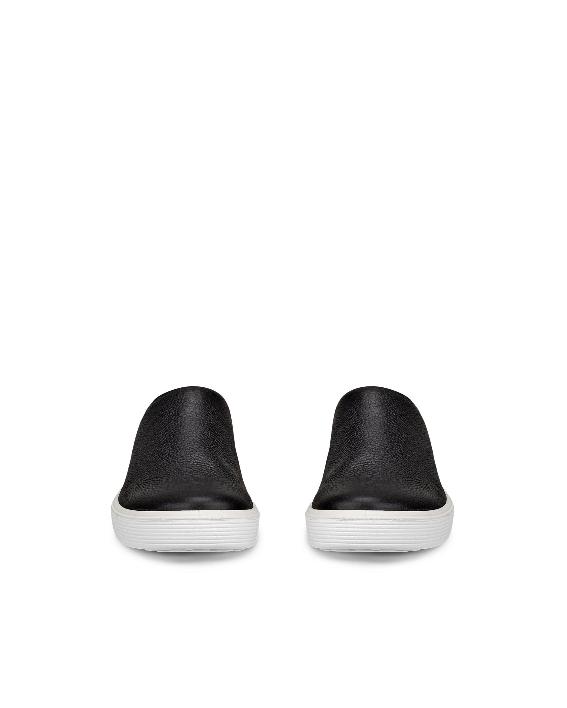 Women's ECCO® Soft 60 Leather Trainer - Black - Front pair