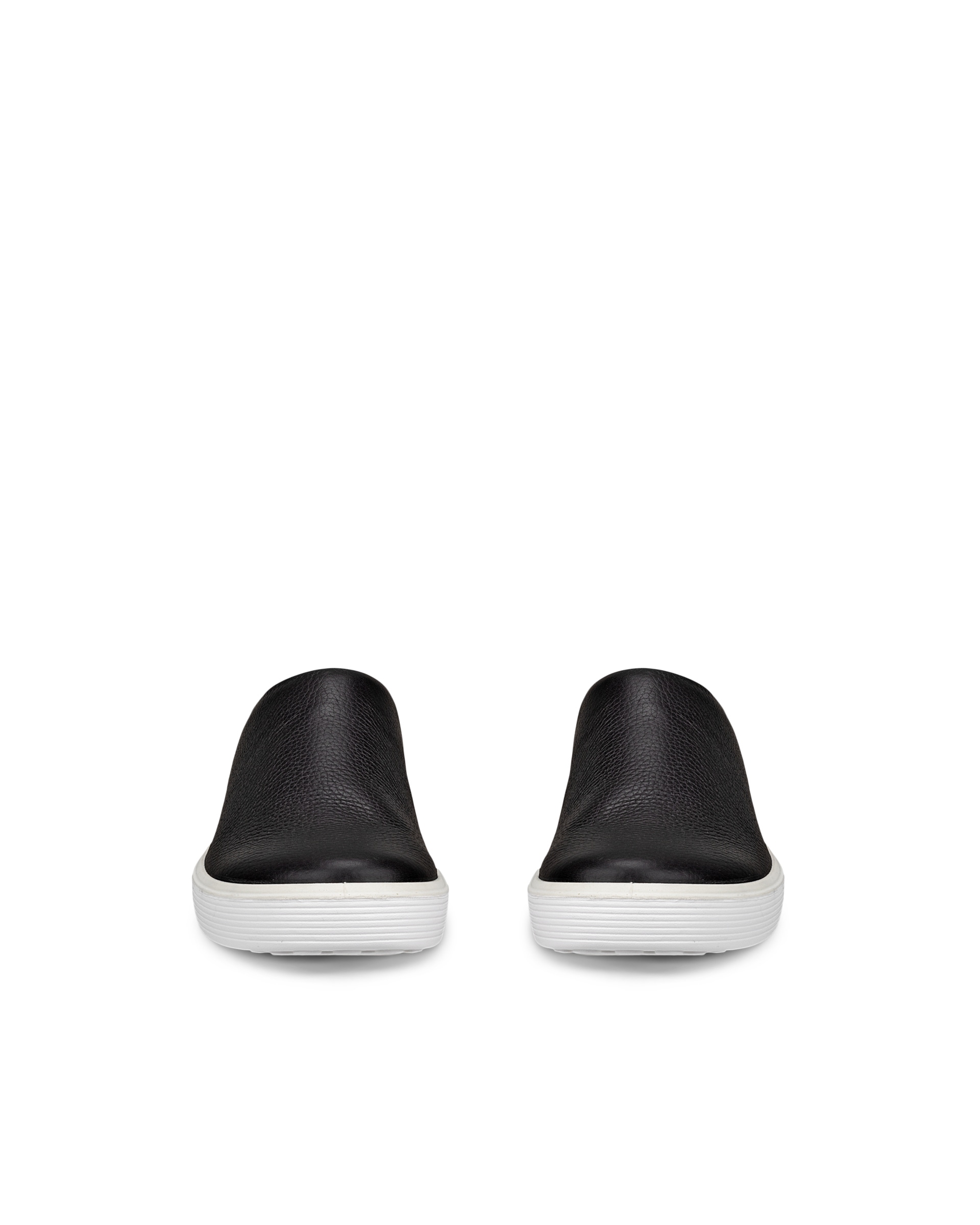 Dámské kožené tenisky ECCO® Soft 60 - Černá - Front pair