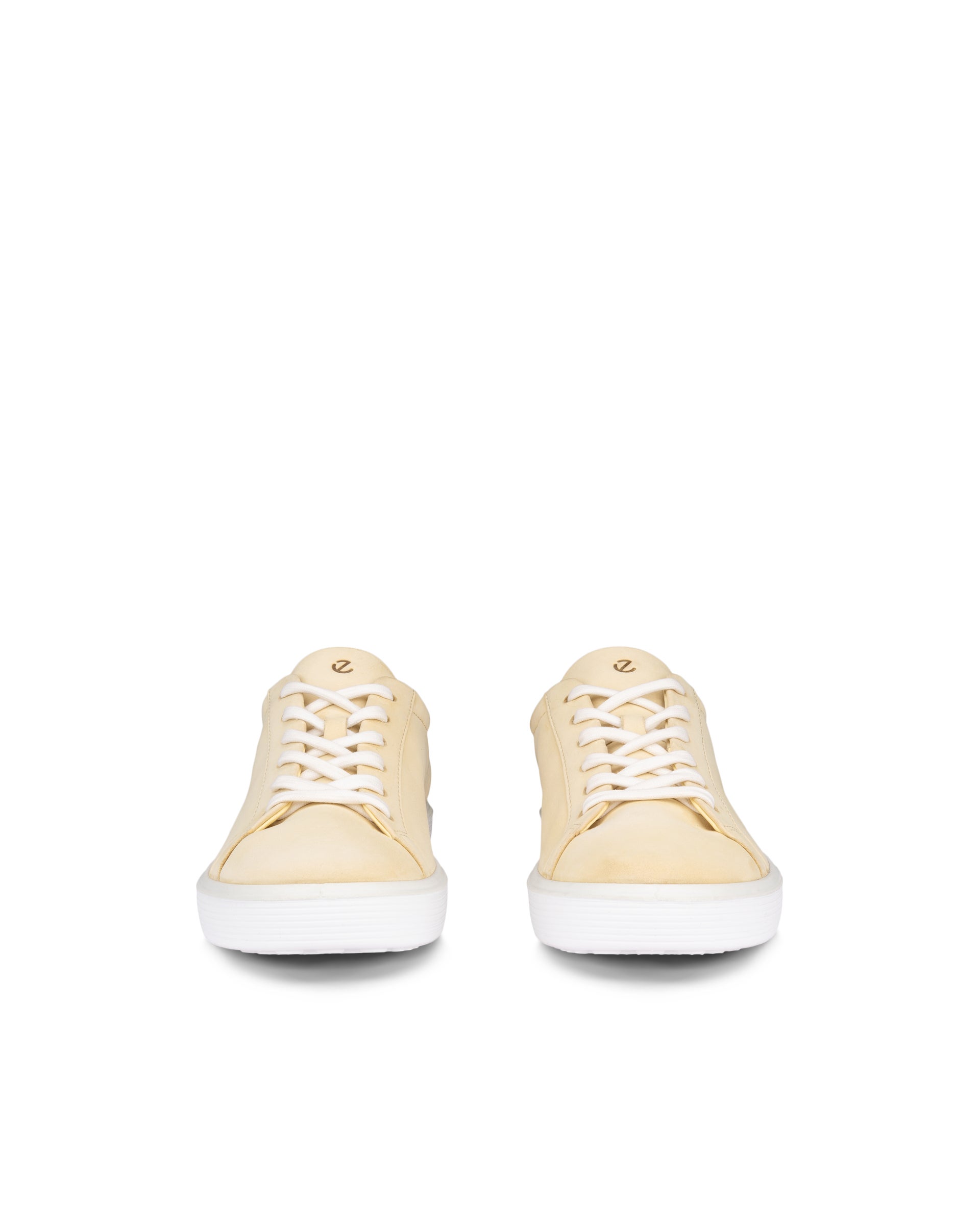 Zapatillas de nobuk ECCO® Soft 60 para mujer - Amarillo - Front pair