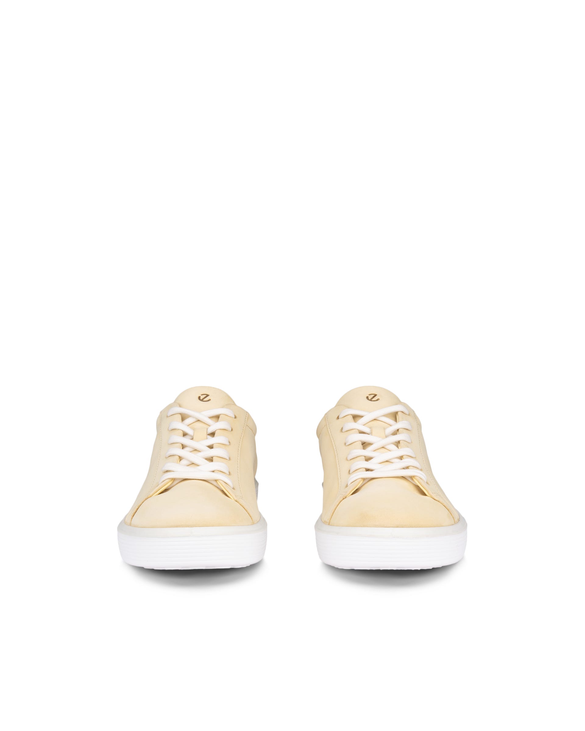 ECCO® Soft 60 Nubucksneaker dam - Gul - Front pair