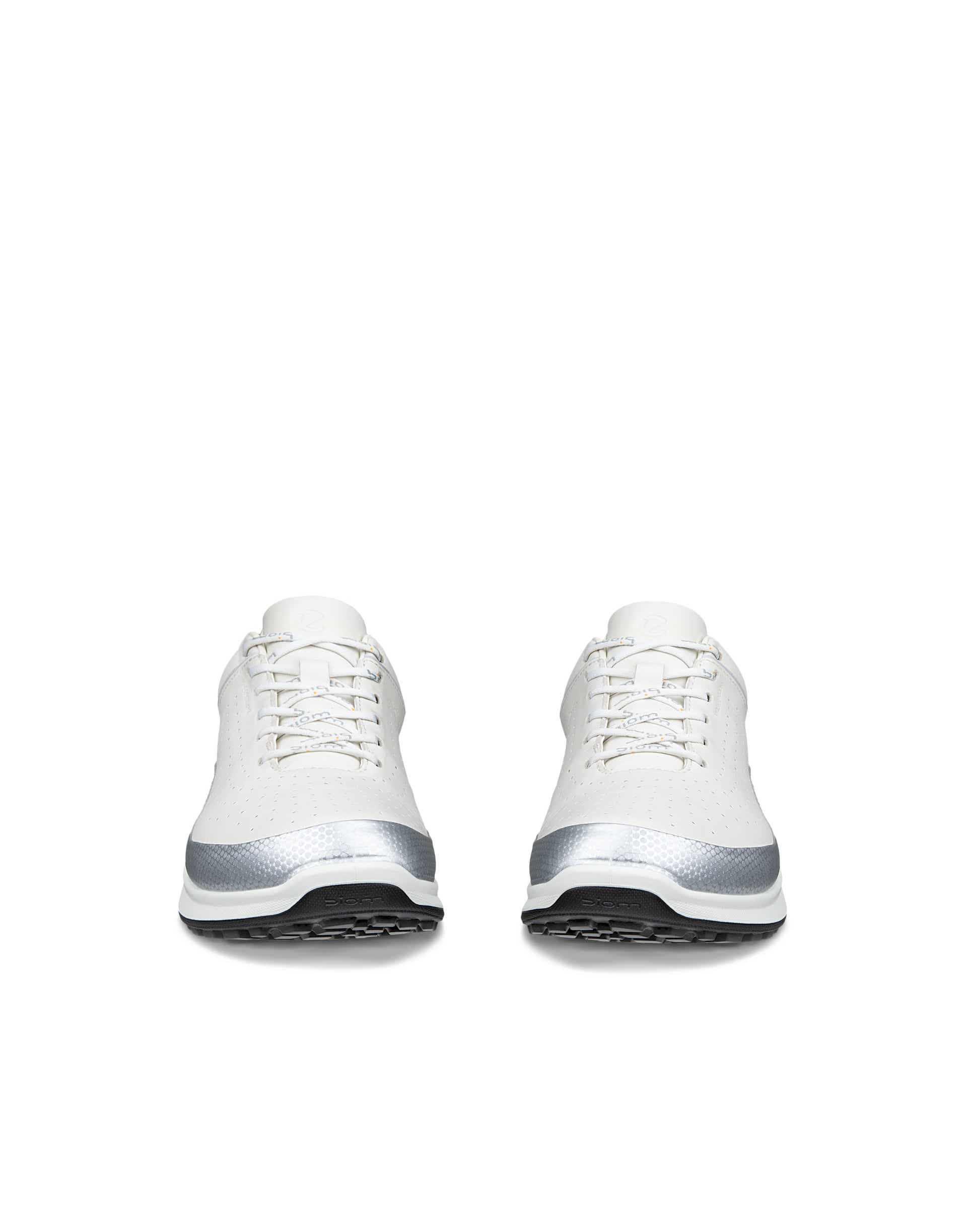 Espadrilles imperméables en cuir ECCO® BIOM ENERGI pour hommes - Blanc - Front pair