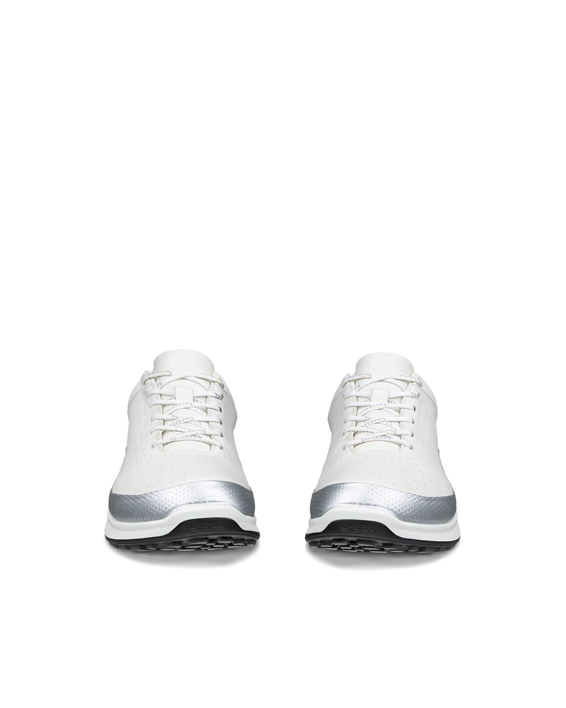 Espadrilles imperméables en cuir ECCO® BIOM ENERGI pour hommes - Blanc - Front pair