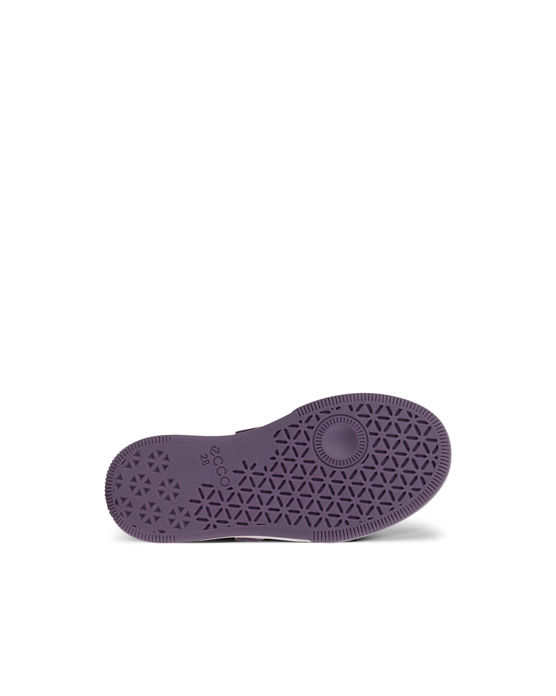 ECCO® STREET COURT K gyerek bőr sneaker - Lila - Outside