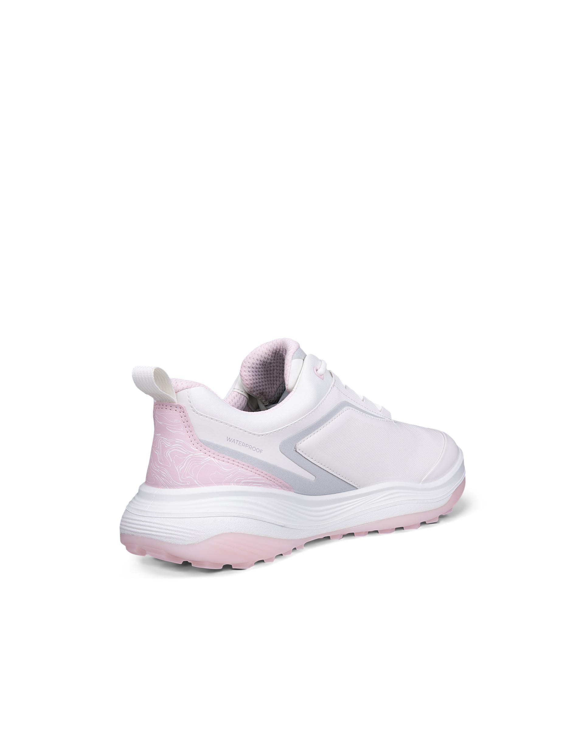 Women's ECCO® Golf LT1 Leather Waterproof Golf Shoe - White - Outside