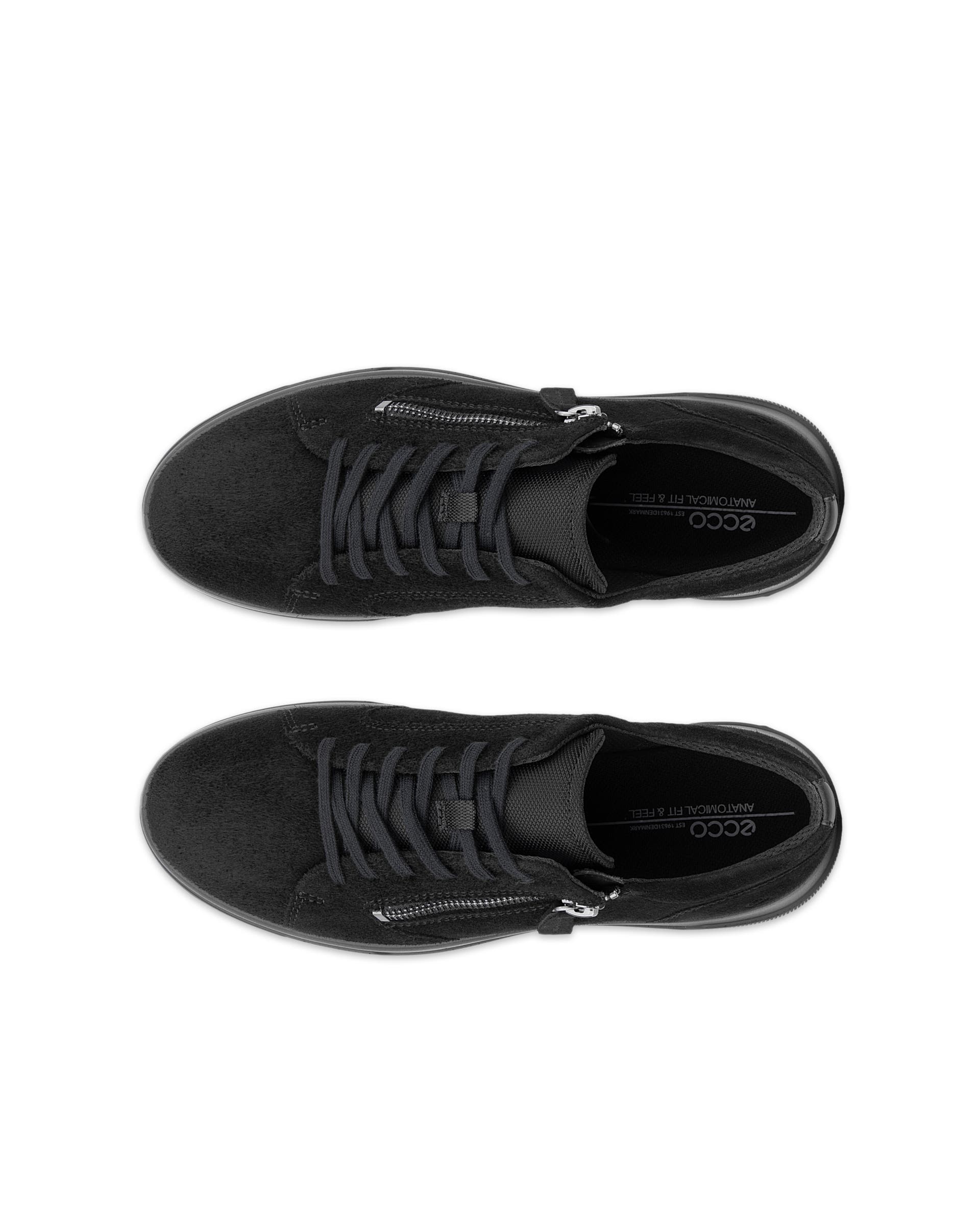 ECCO® MOVE női velúr cipő - Fekete - Top left pair