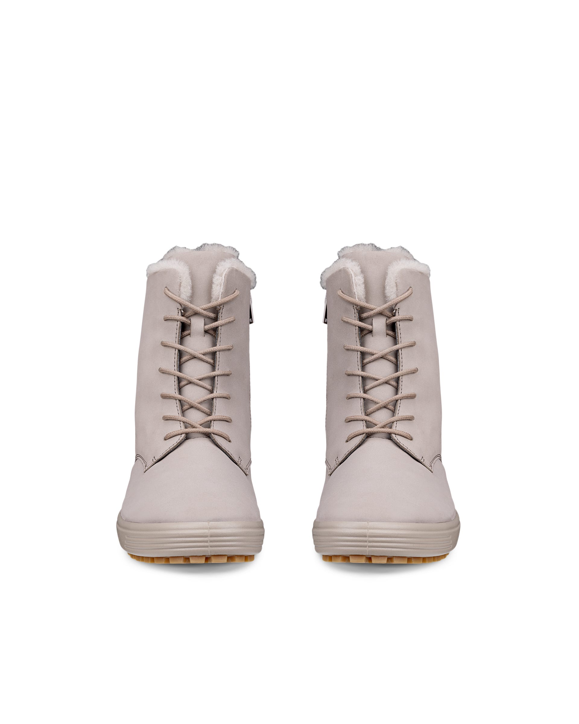 ECCO® SOFT 7 TRED Halvhög nubuckkänga dam - Grå - Outside