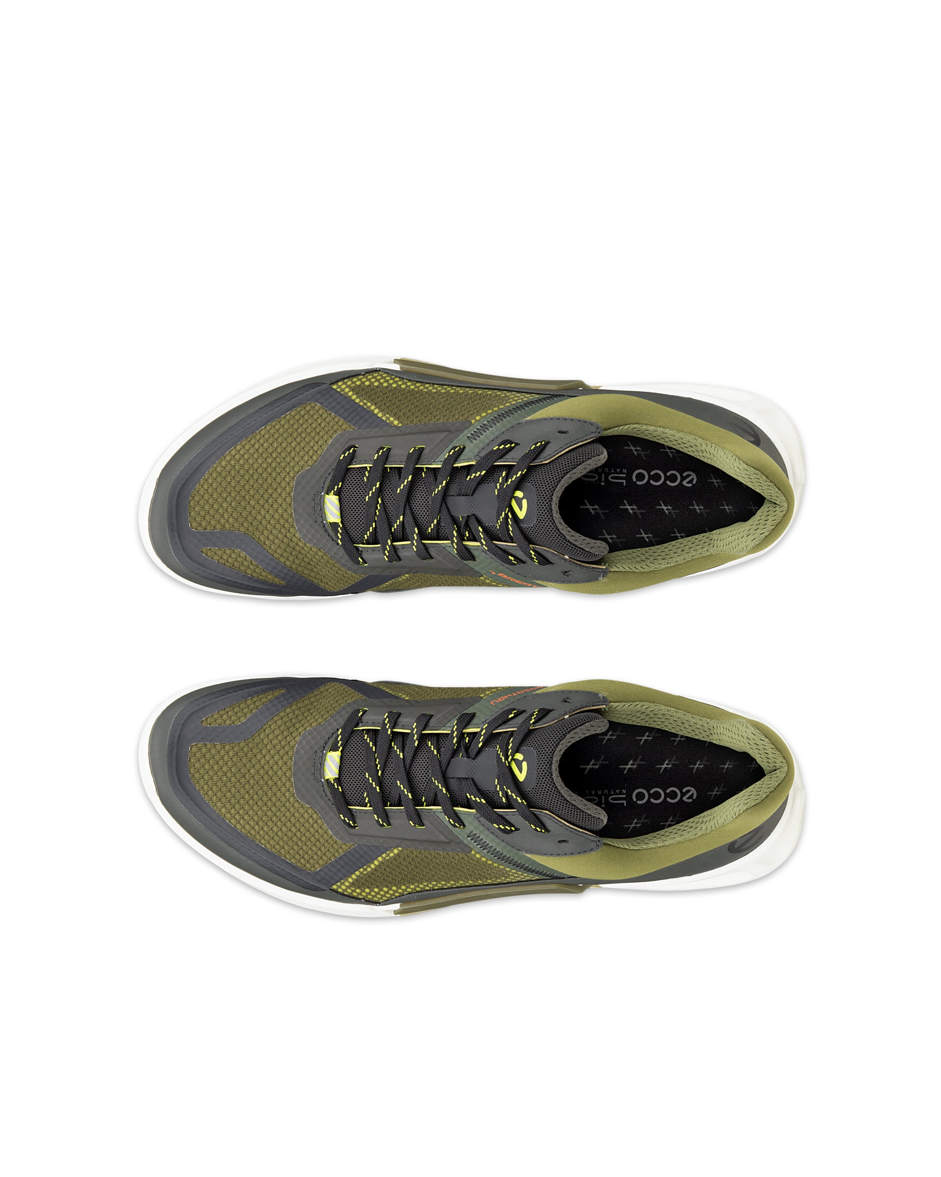 ECCO® BIOM 2.1 X Mountain Vandringssneaker i textil herr - Grön - Top left pair