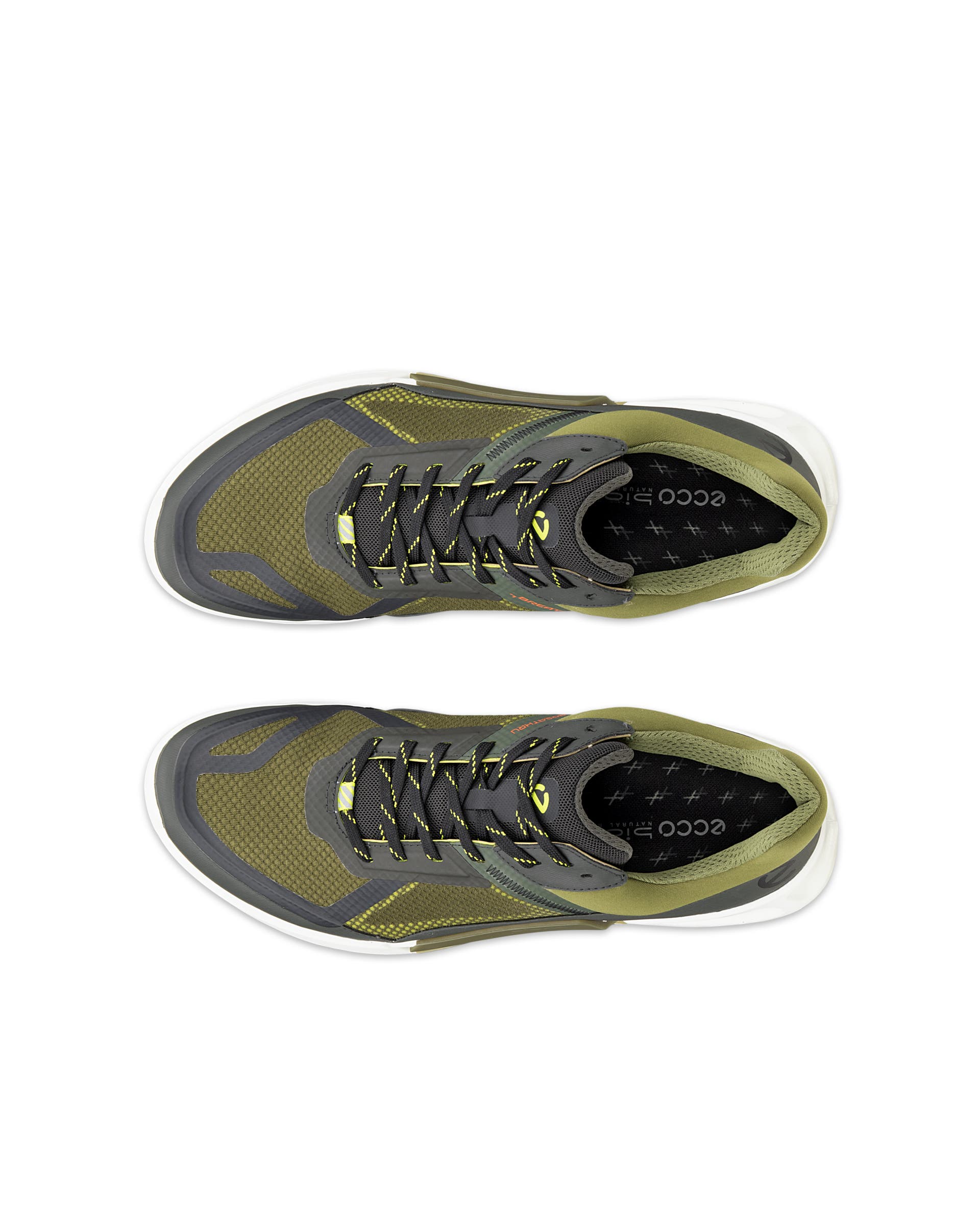 ECCO® BIOM 2.1 X Mountain Herren Textil Wanderschuh - Grün - Top left pair