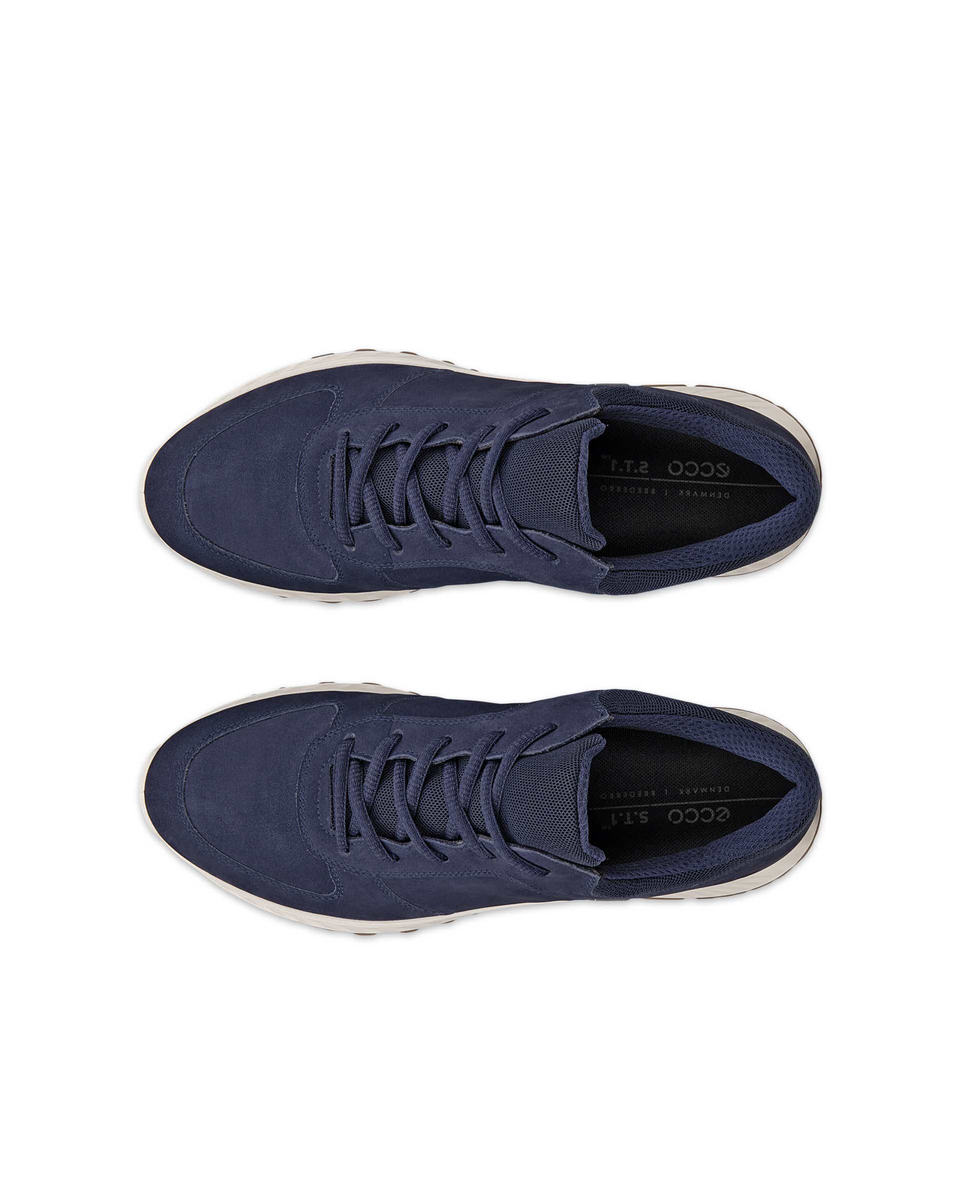 ECCO® Exostride baskets de plein air en nubuck Gore-Tex pour femme - Bleu - Top left pair