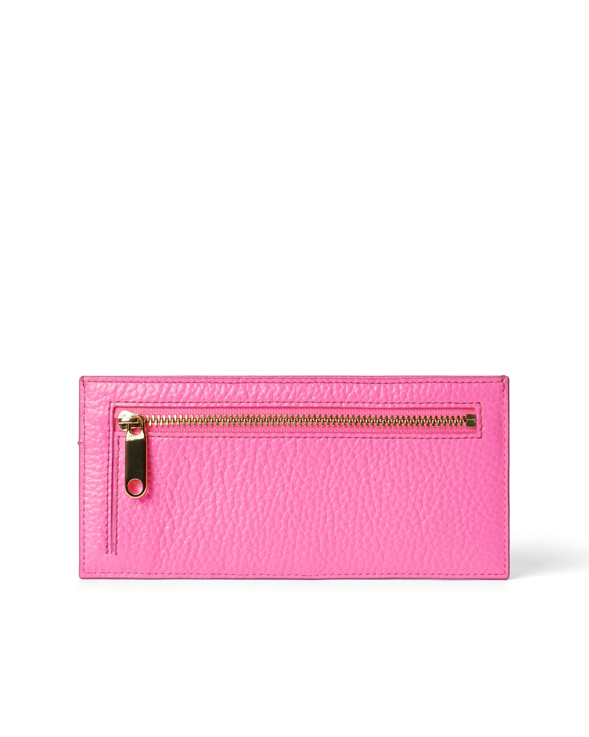 ECCO WALLET PEBBLED LEATHER - ピンク - Back