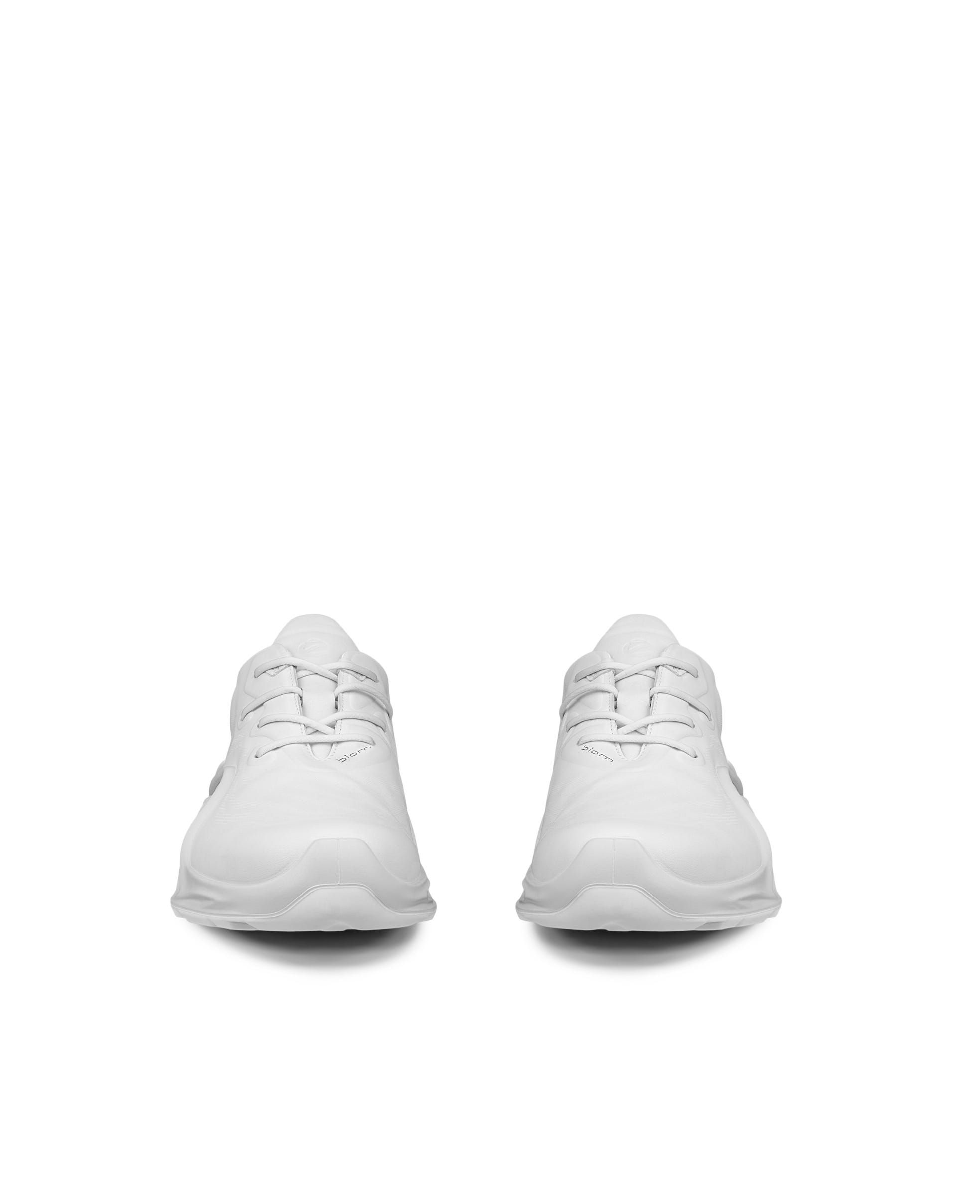 Men's ECCO® BIOM Infinite Leather Sneaker - White - Front pair