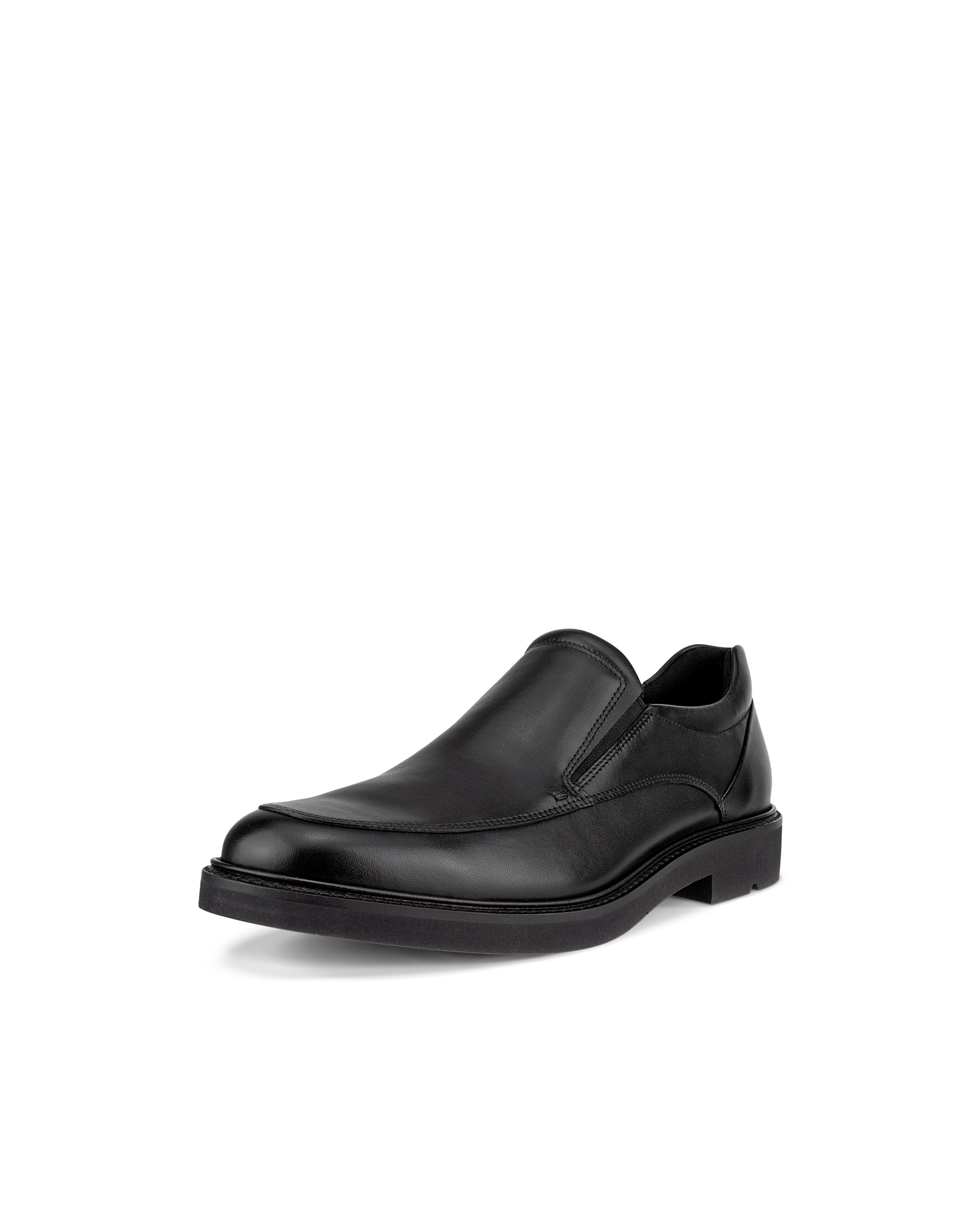 Men's ECCO® Metropole London Leather Slip-On | Black