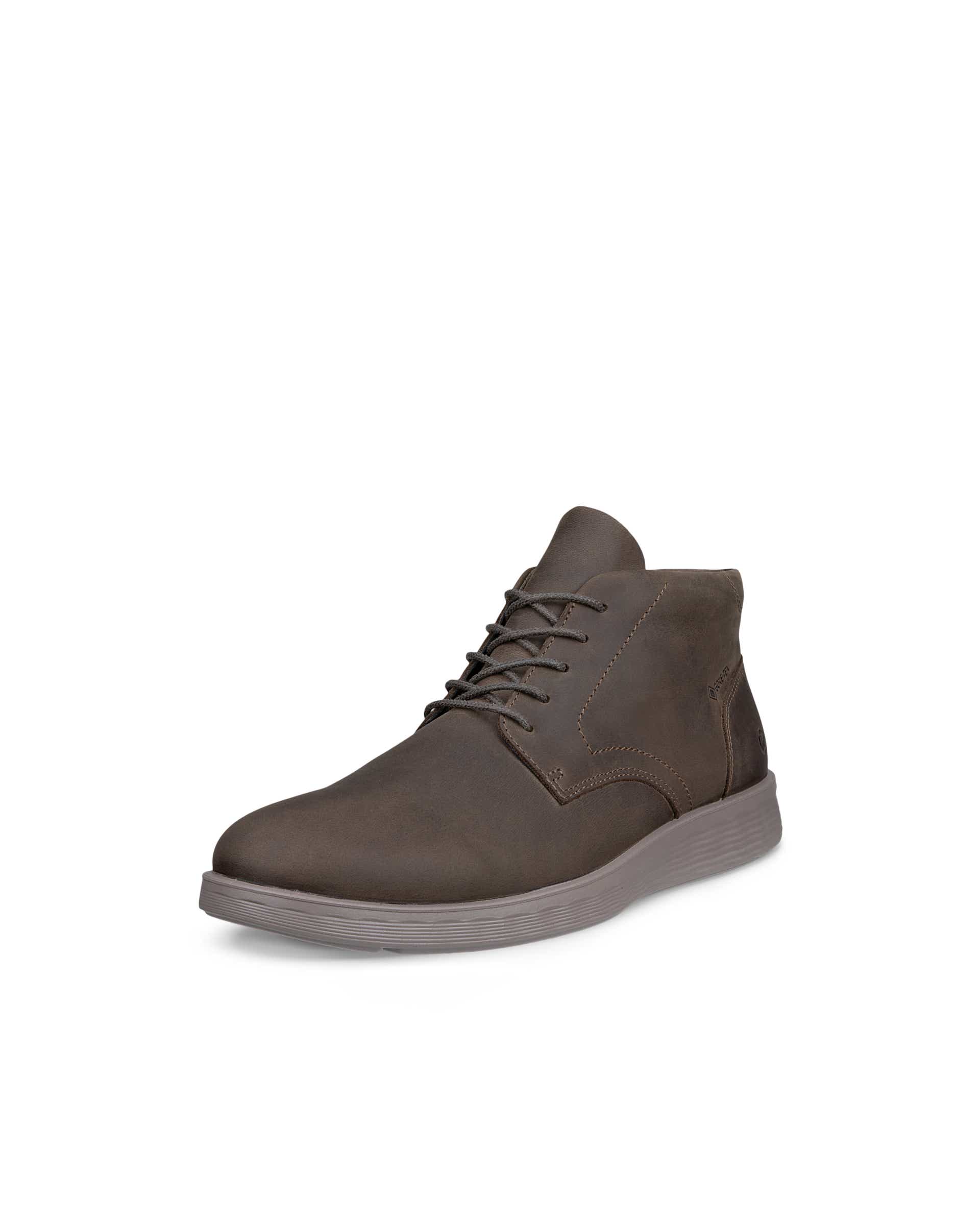 Pánská nubuková kotníčková Gore-Tex obuv ECCO® S LITE HYBRID - Hnědá - Main
