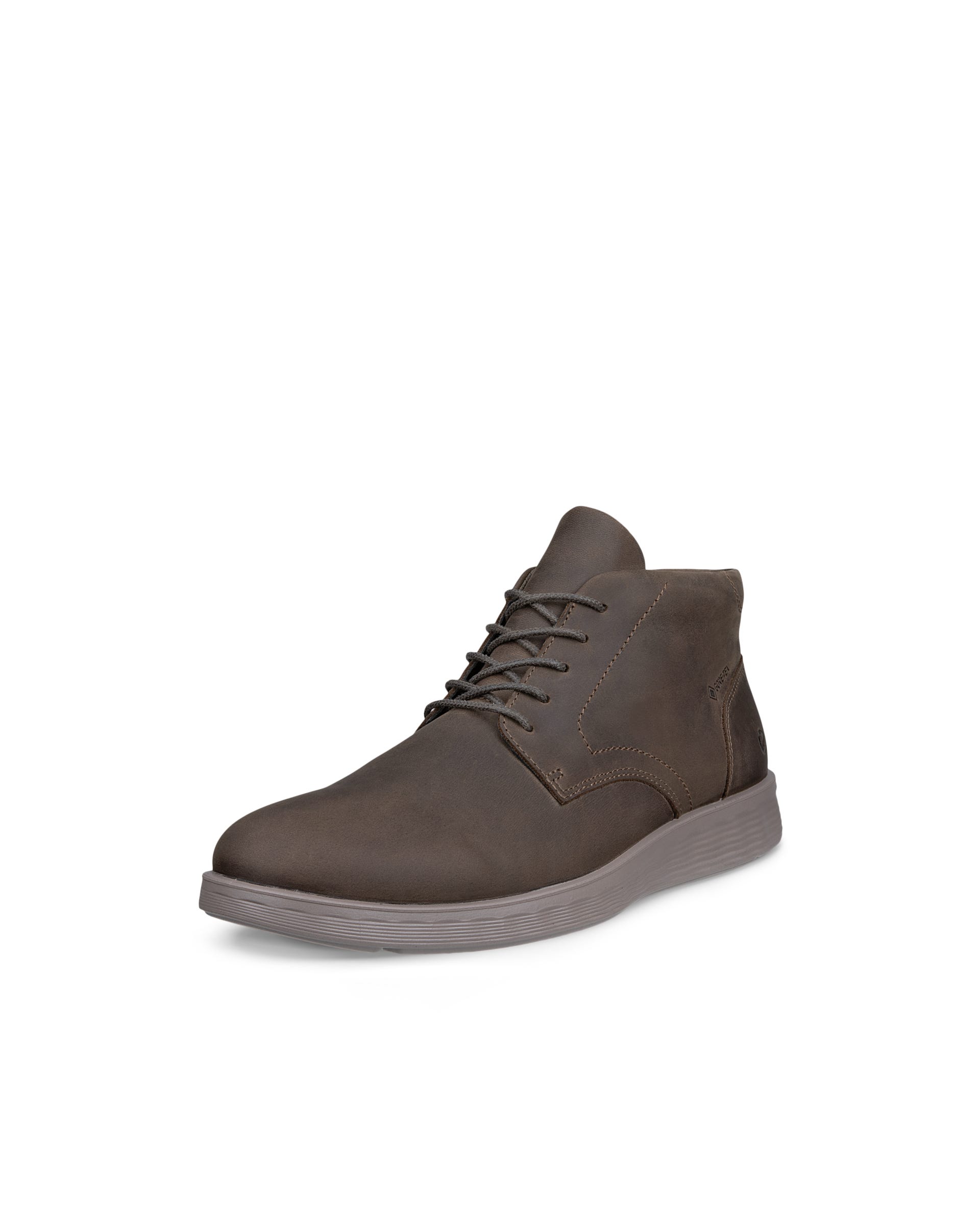 Pánská nubuková kotníčková Gore-Tex obuv ECCO® S LITE HYBRID - Hnědá - Outside