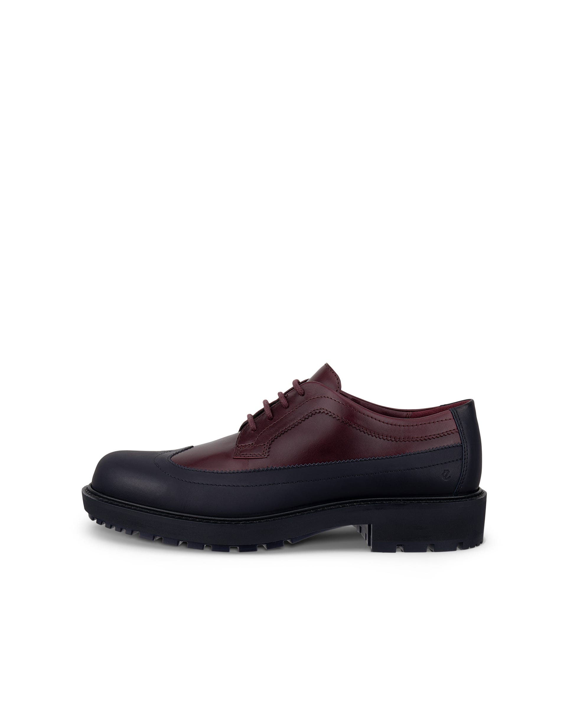 ECCO® METROPOLE OSLO derbies en cuir pour femme - Rouge - Outside