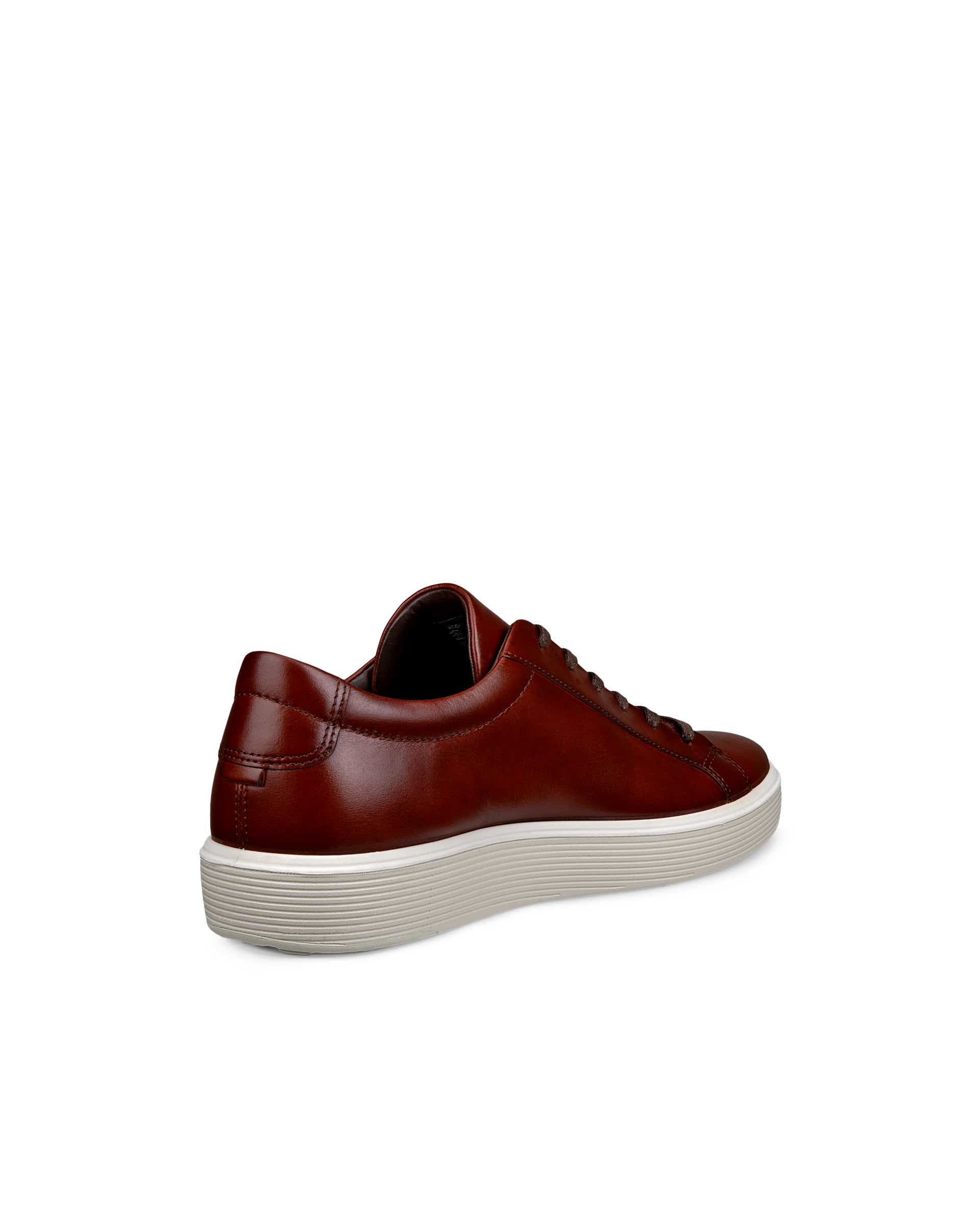 ECCO® SOFT 60 baskets en cuir pour homme - Brun - Back