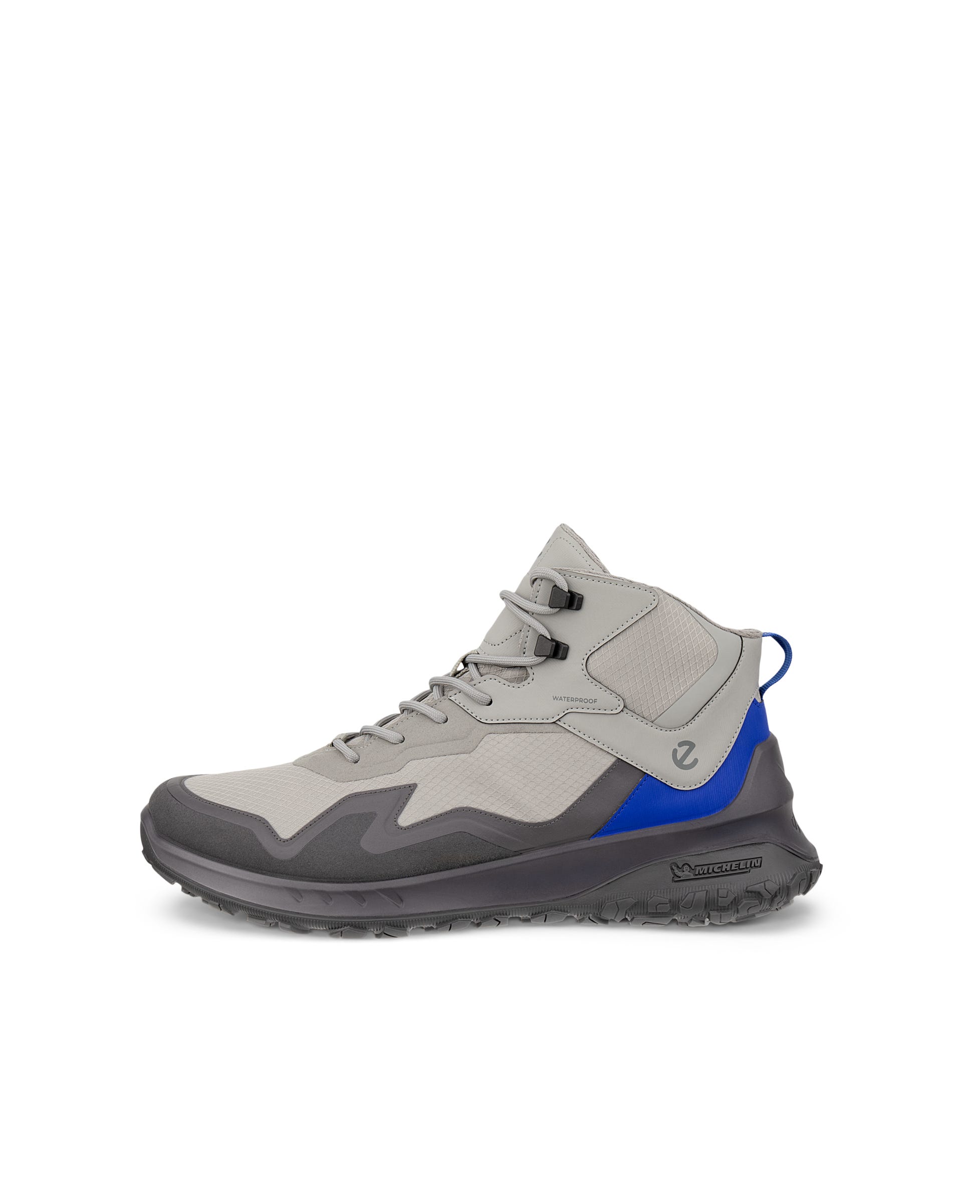 Men's ECCO® ULT-TRN Mid-Cut Waterproof Outdoor Boot - Grey - Outside