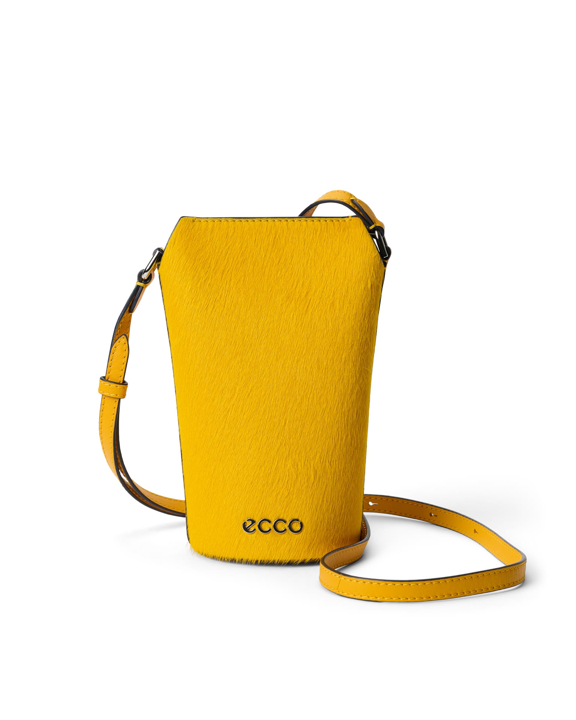 ECCO® Pot Leather Crossbody Bag - Yellow - Main