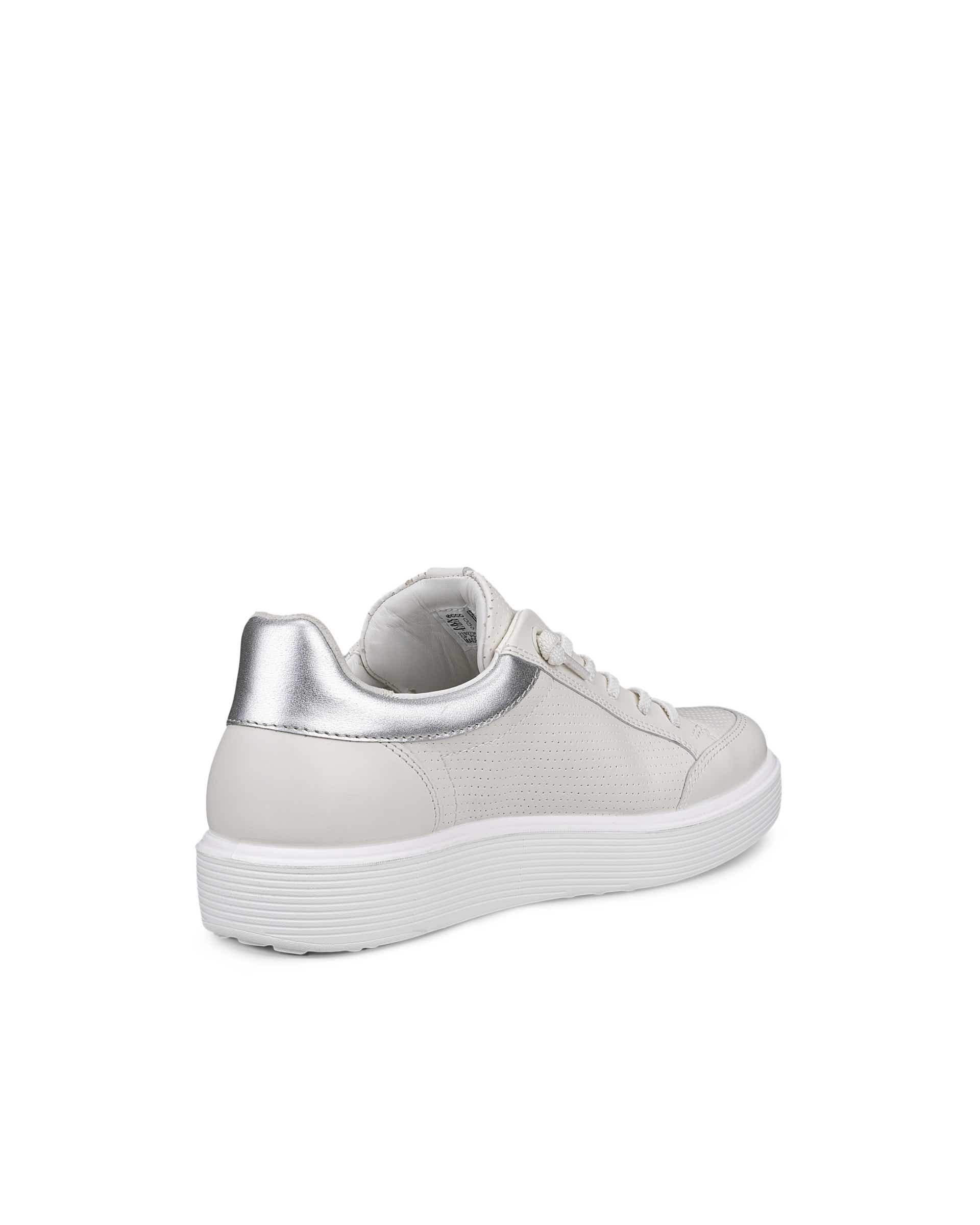 Women's ECCO® Soft 60 Leather Sneaker - White - Back