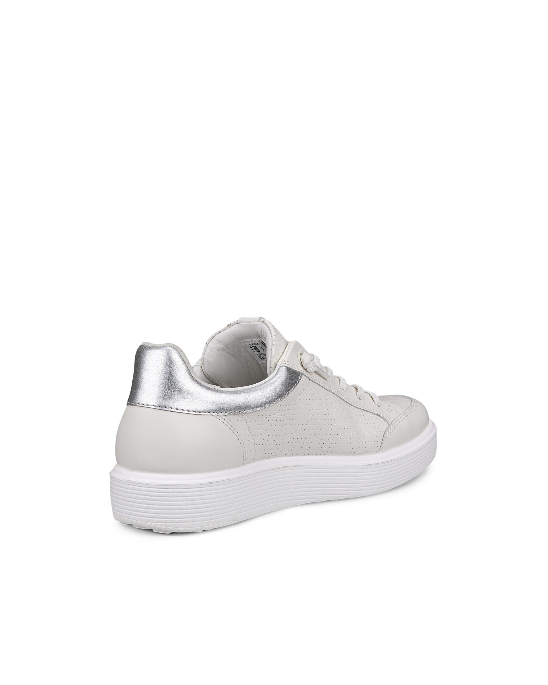 Women's ECCO® Soft 60 Leather Sneaker - White - Back
