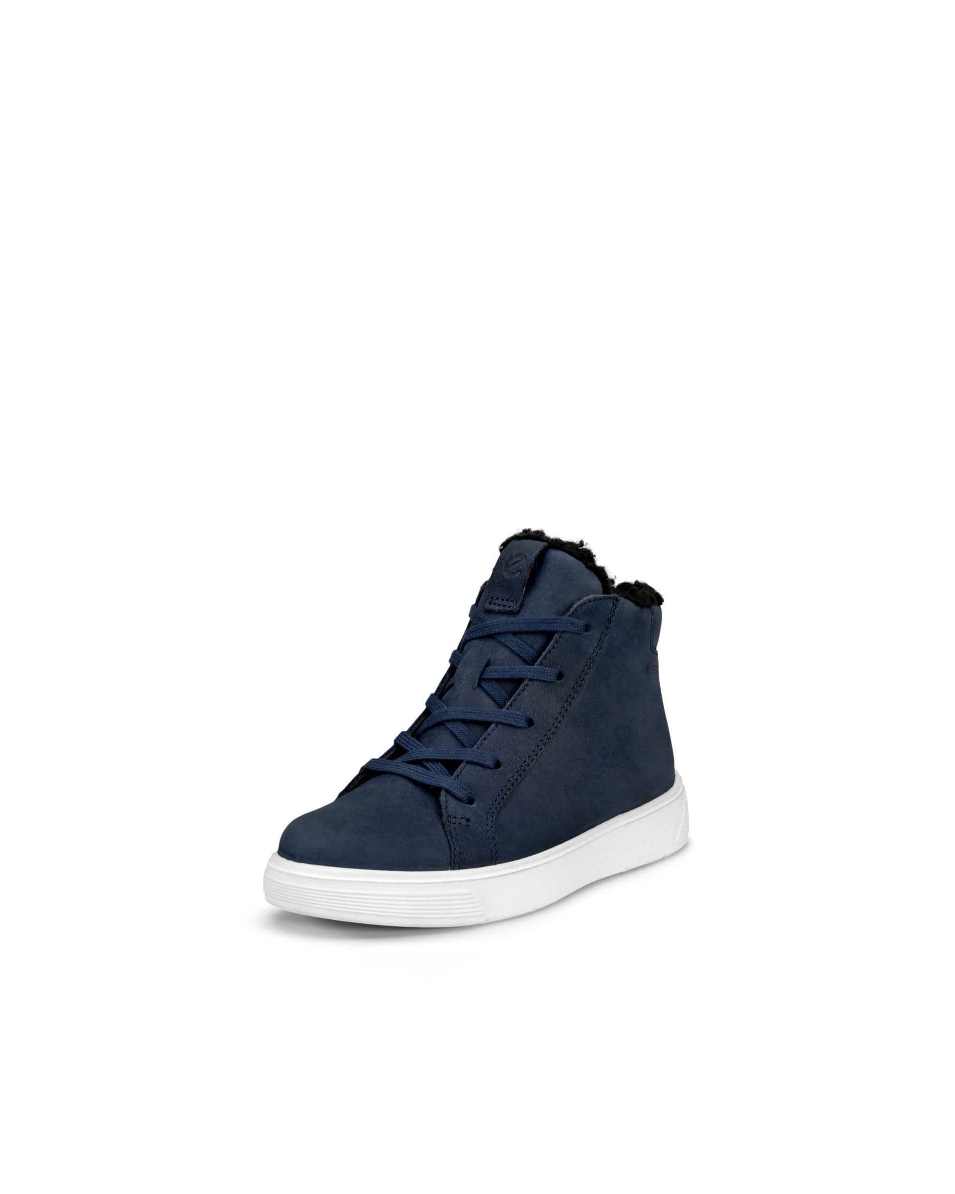 ECCO® Street Tray Gore-Tex sko i nubuck til børn - Blå - Outside