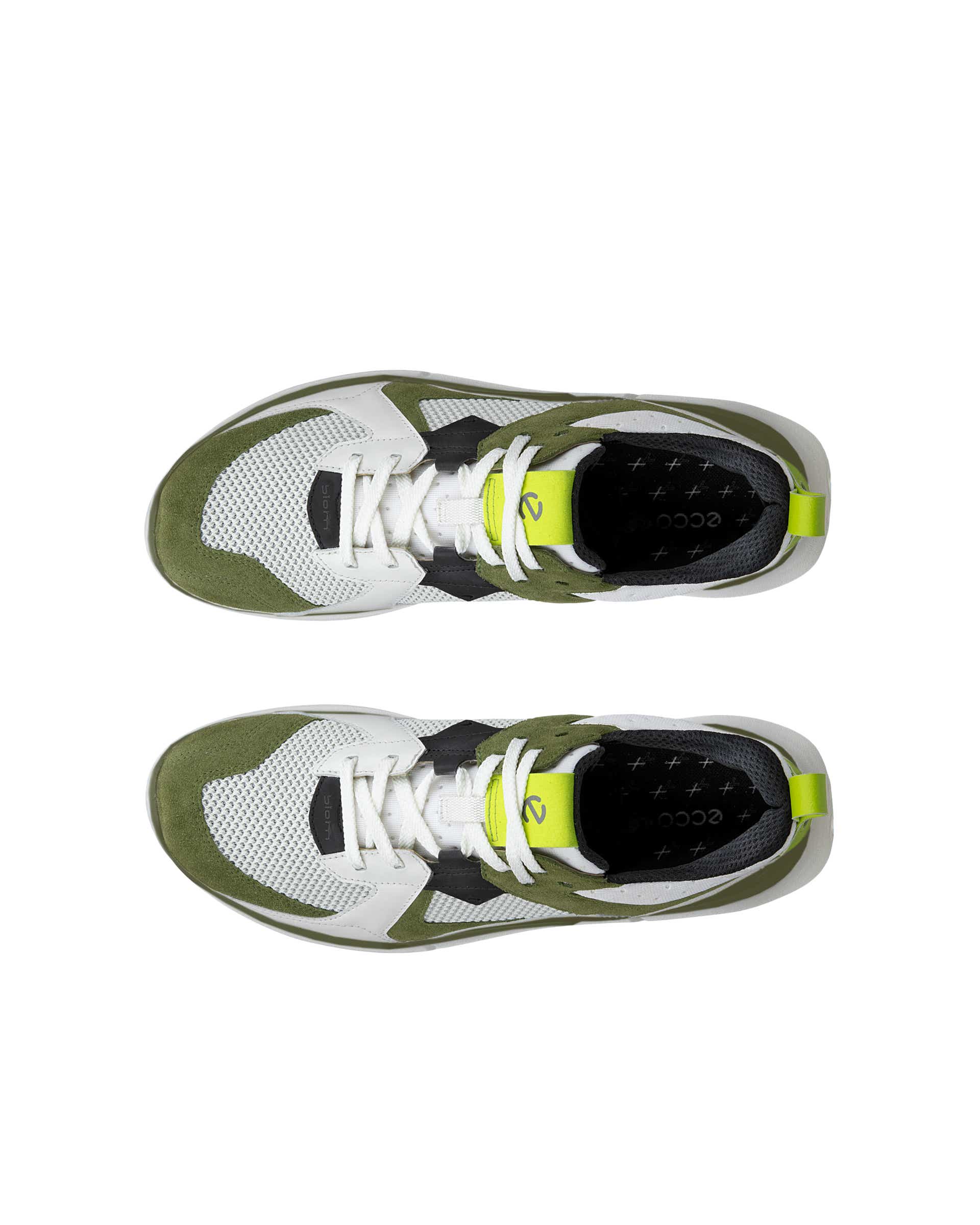 ECCO® Simpil mocassins en cuir pour femme - Vert - Top left pair