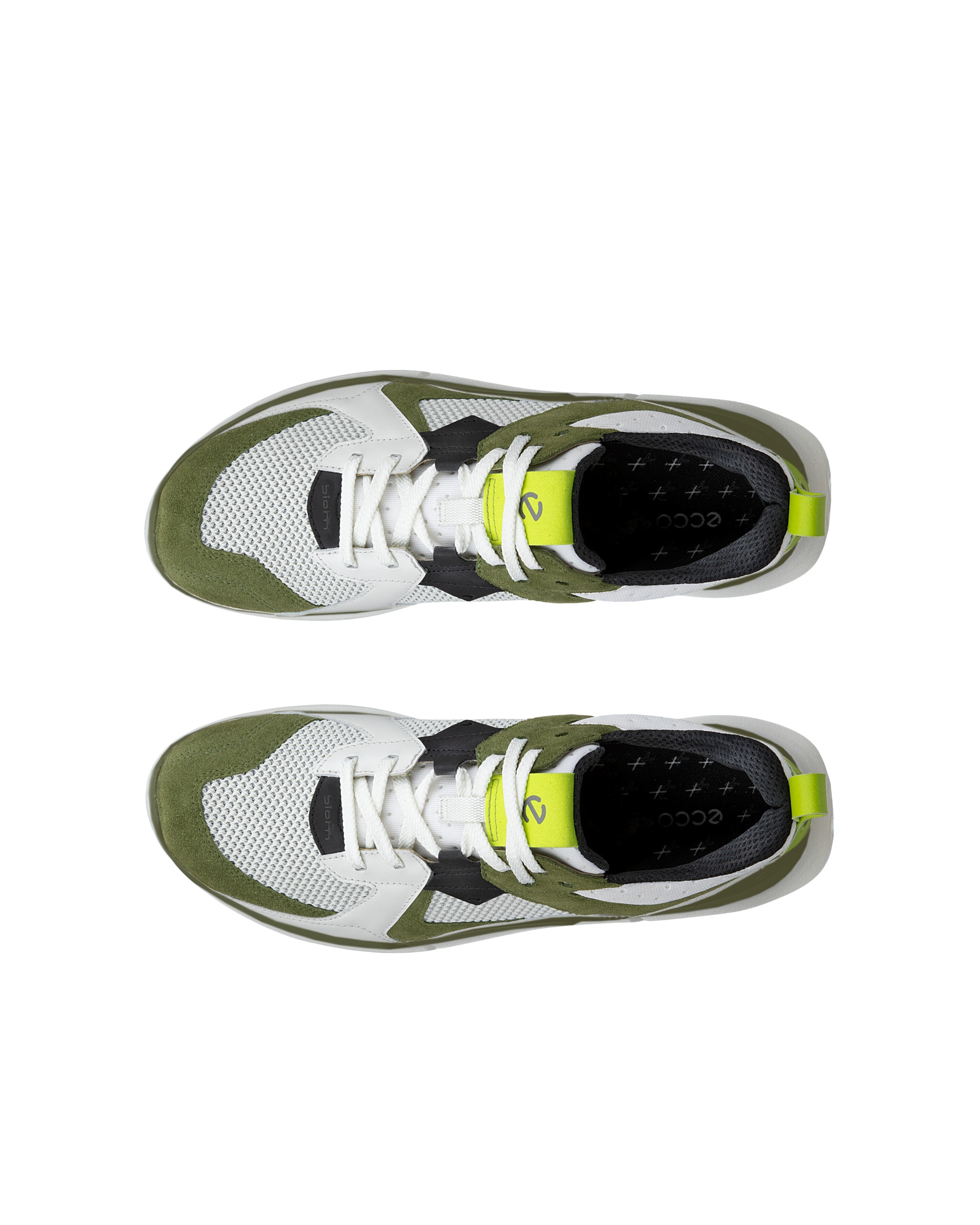 ECCO® Simpil mocassins en cuir pour femme - Vert - Top left pair