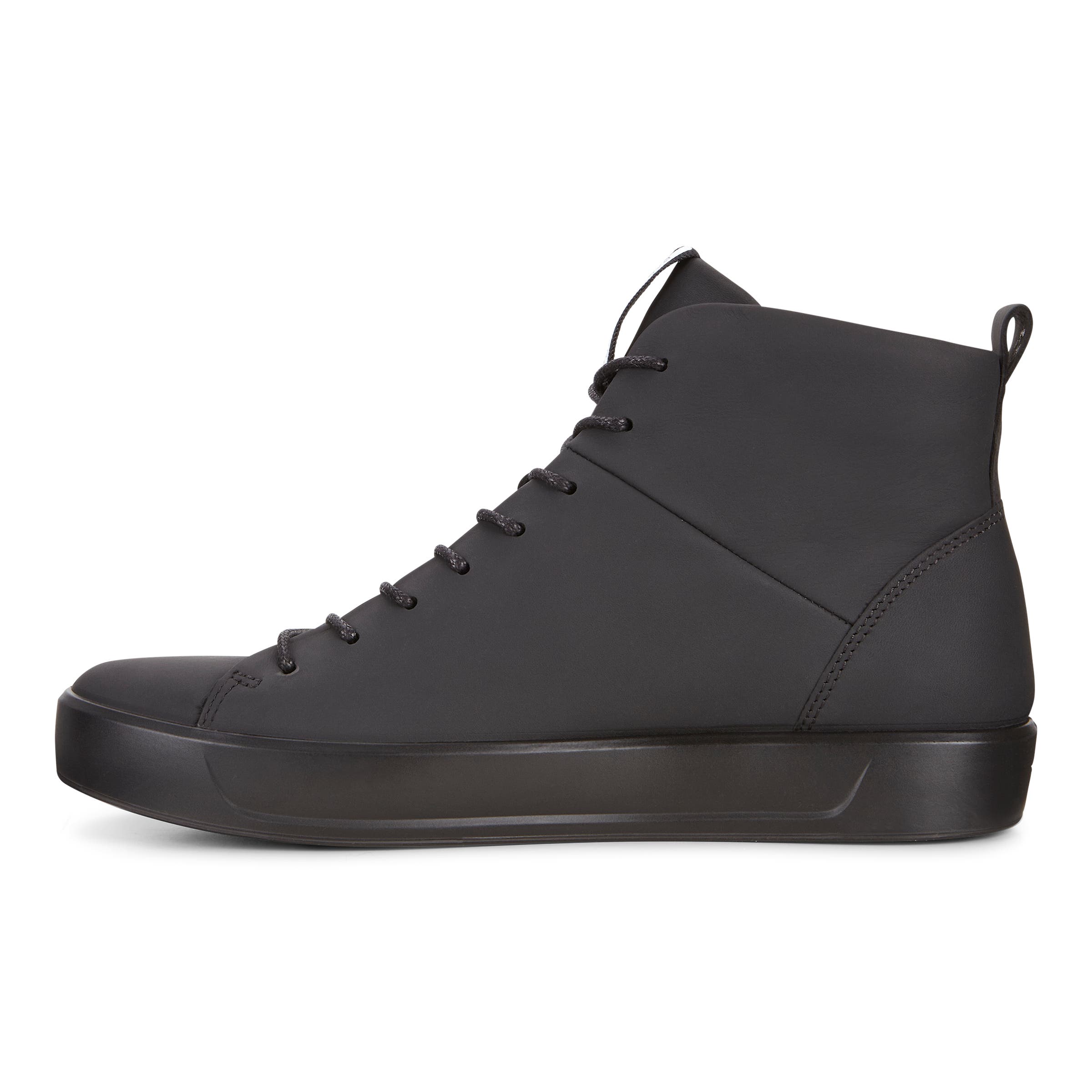 ECCO Mens Soft 8 High Top - Black - Inside