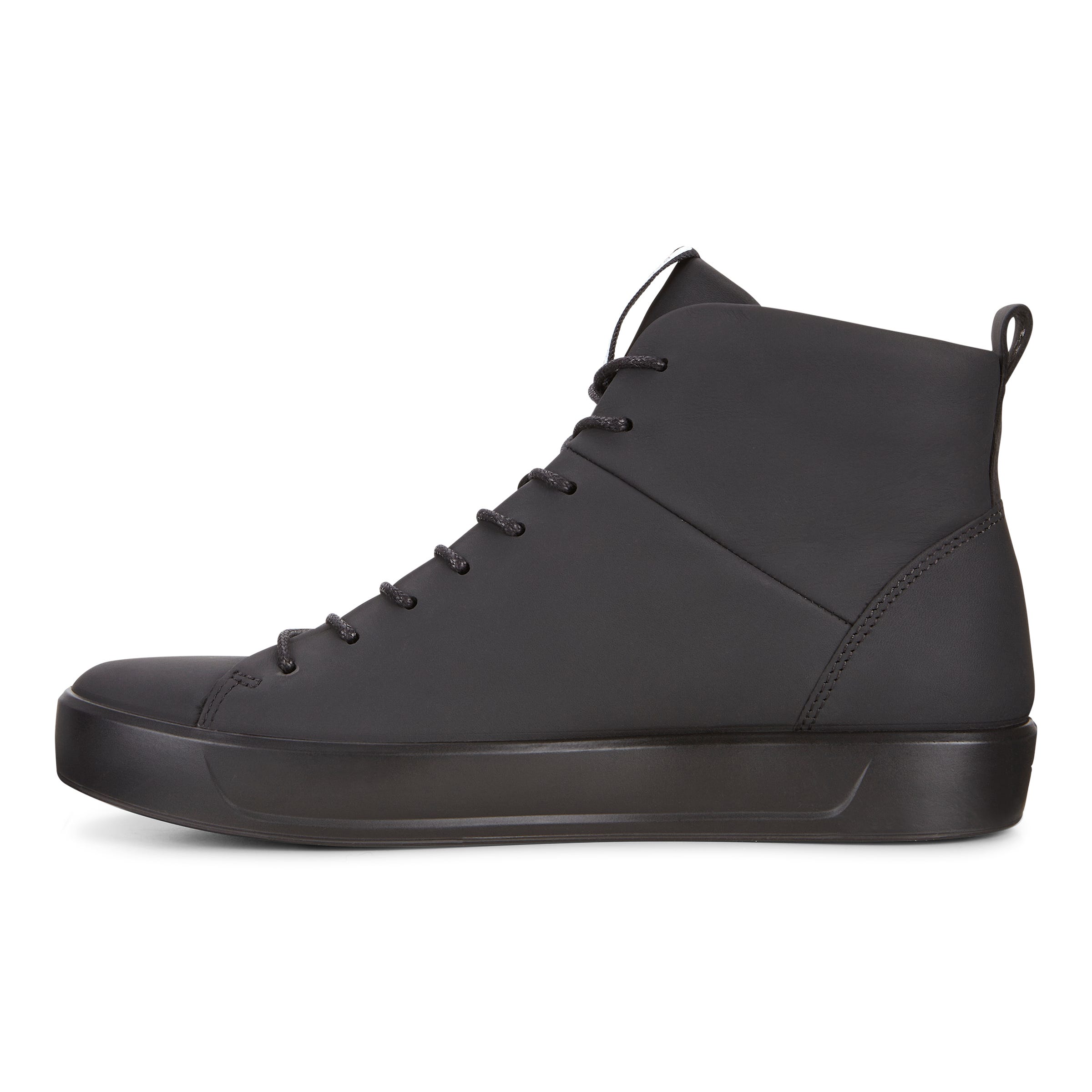ECCO Mens Soft 8 High Top - Black - Inside