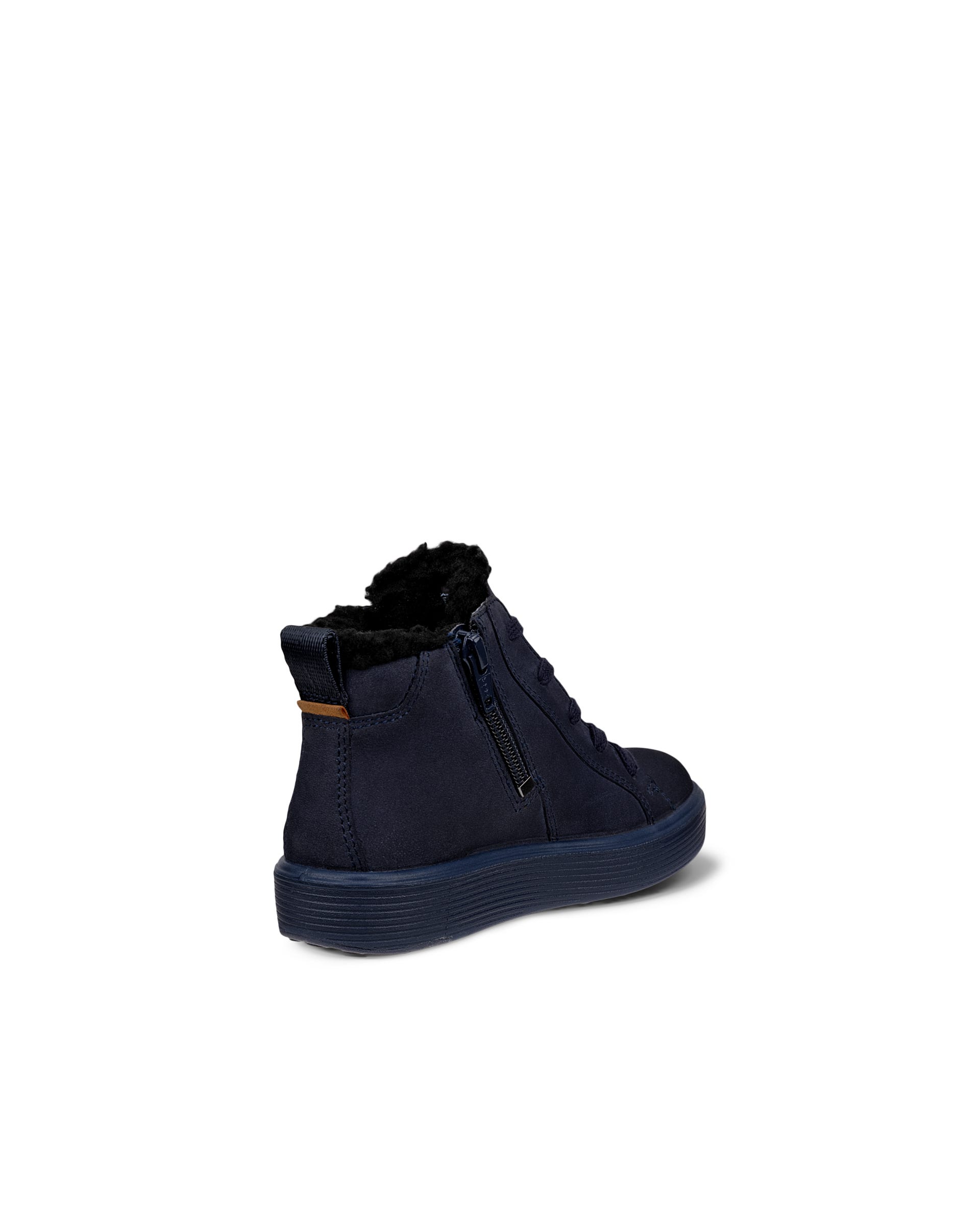 Zapatos impermeable de nobuk ECCO® Soft 60 para niño/a - Azul - Back