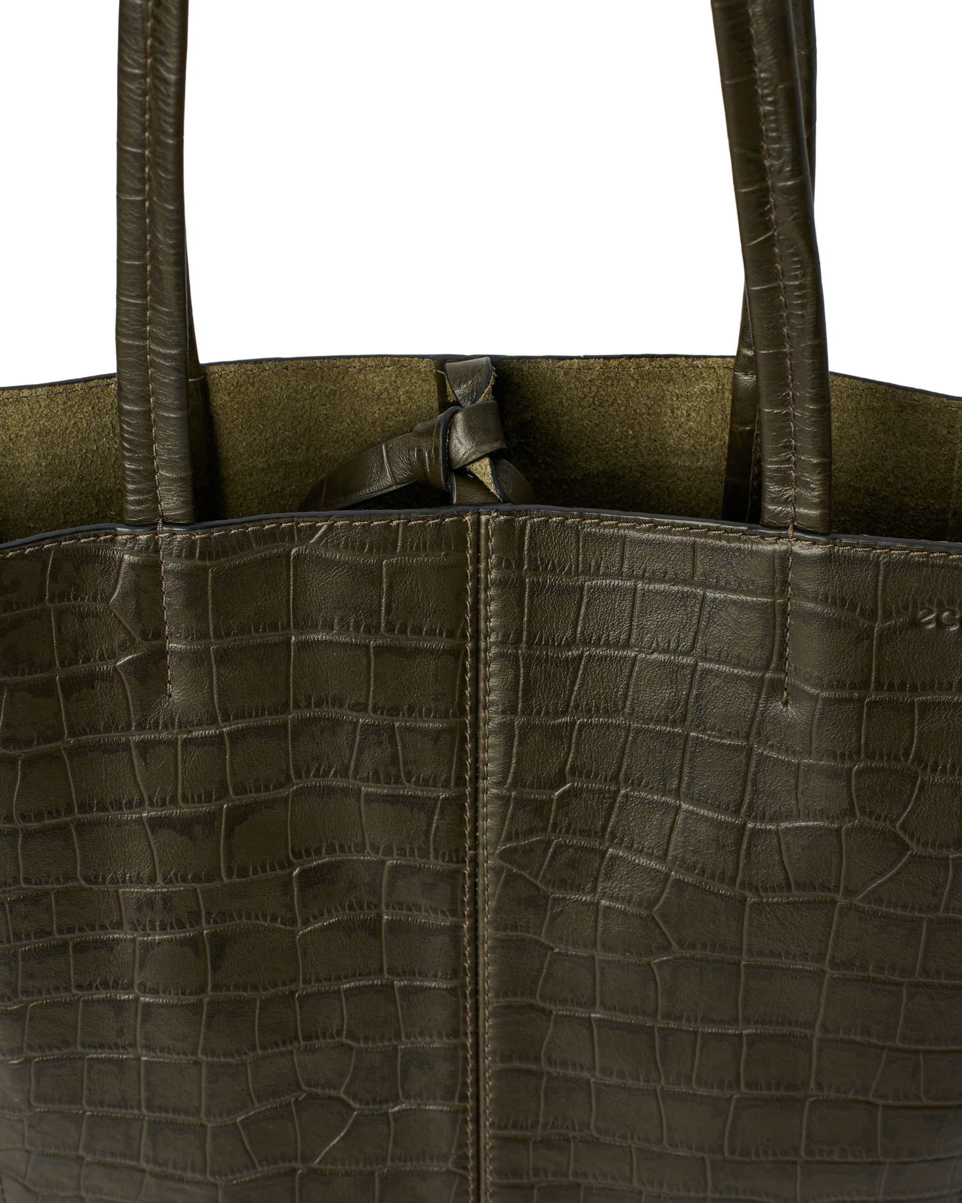 ECCO Aven Tote レザートートバッグ - グリーン - Detail-2